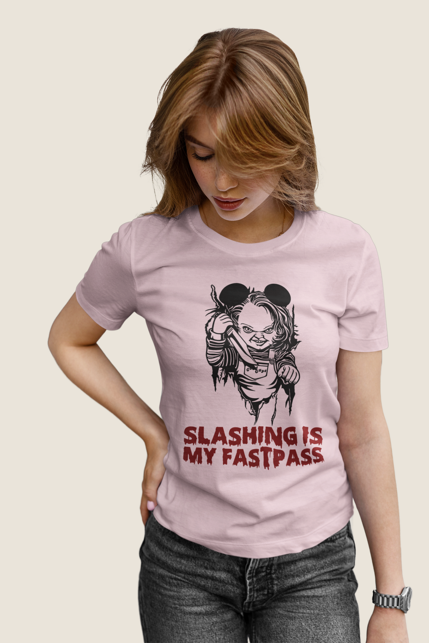 Chucky T Shirt, Slashing Is My Fastpass T Shirt, Horror Character Shirt, Halloween Gifts