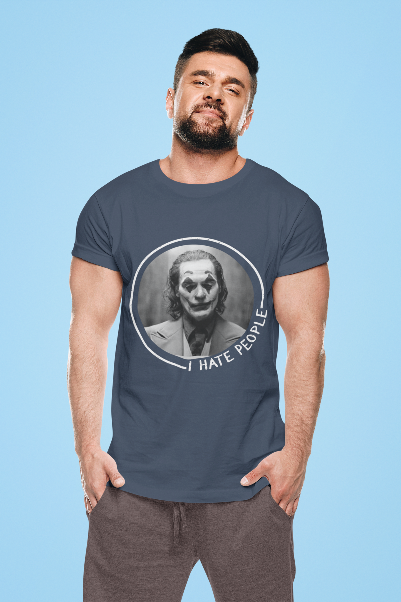 Joker T Shirt, Joker The Comedian T Shirt, I Hate People Tshirt, Halloween Gifts