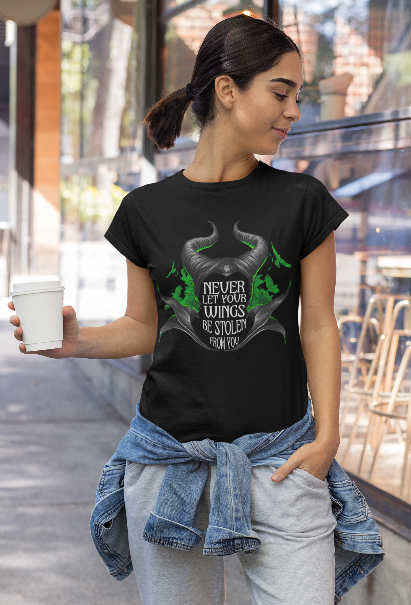 Disney Maleficent T Shirt, Never Let Your Wings Be Stolen From You Tshirt, Disney Villain Shirt