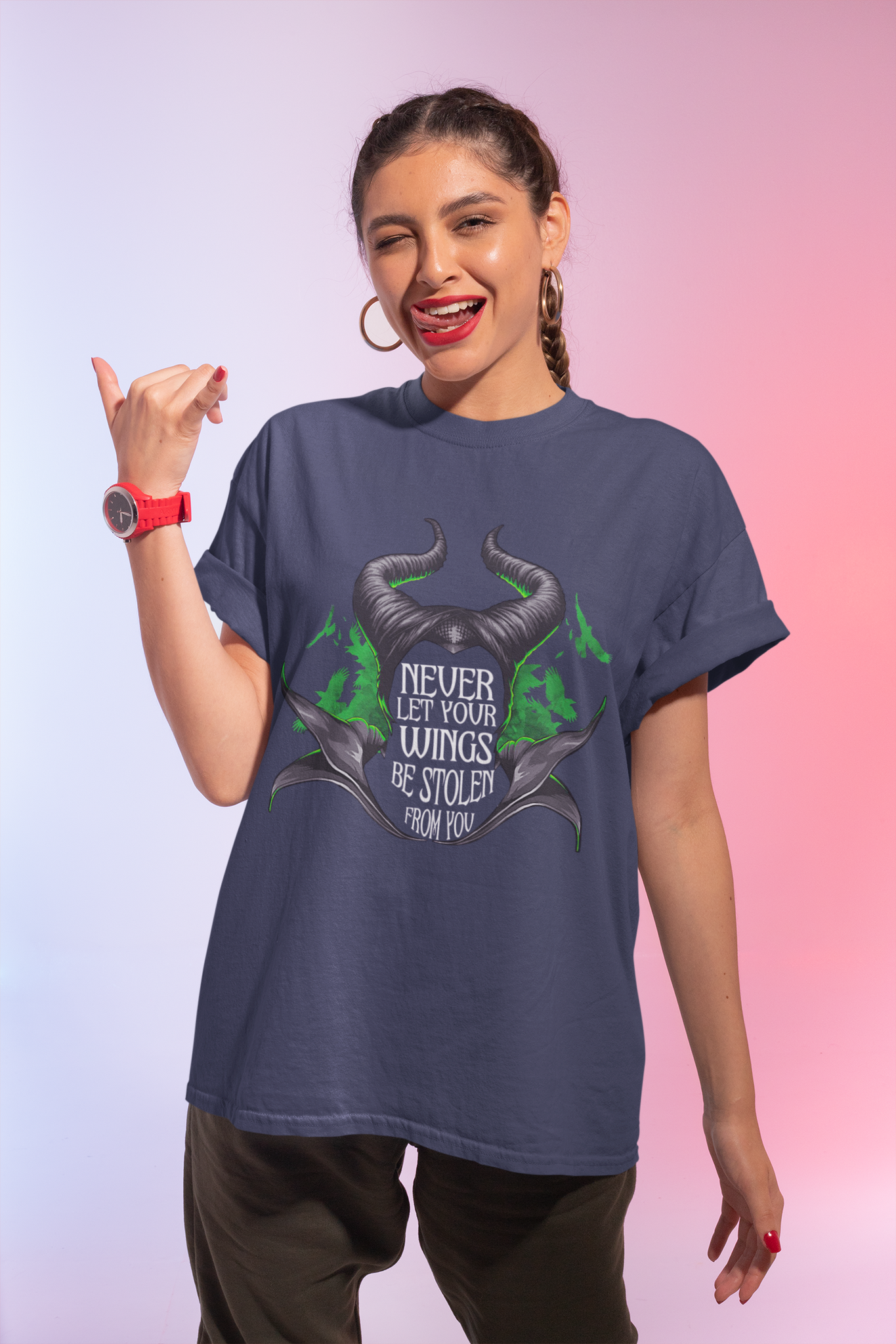 Disney Maleficent T Shirt, Never Let Your Wings Be Stolen From You Tshirt, Disney Villain Shirt