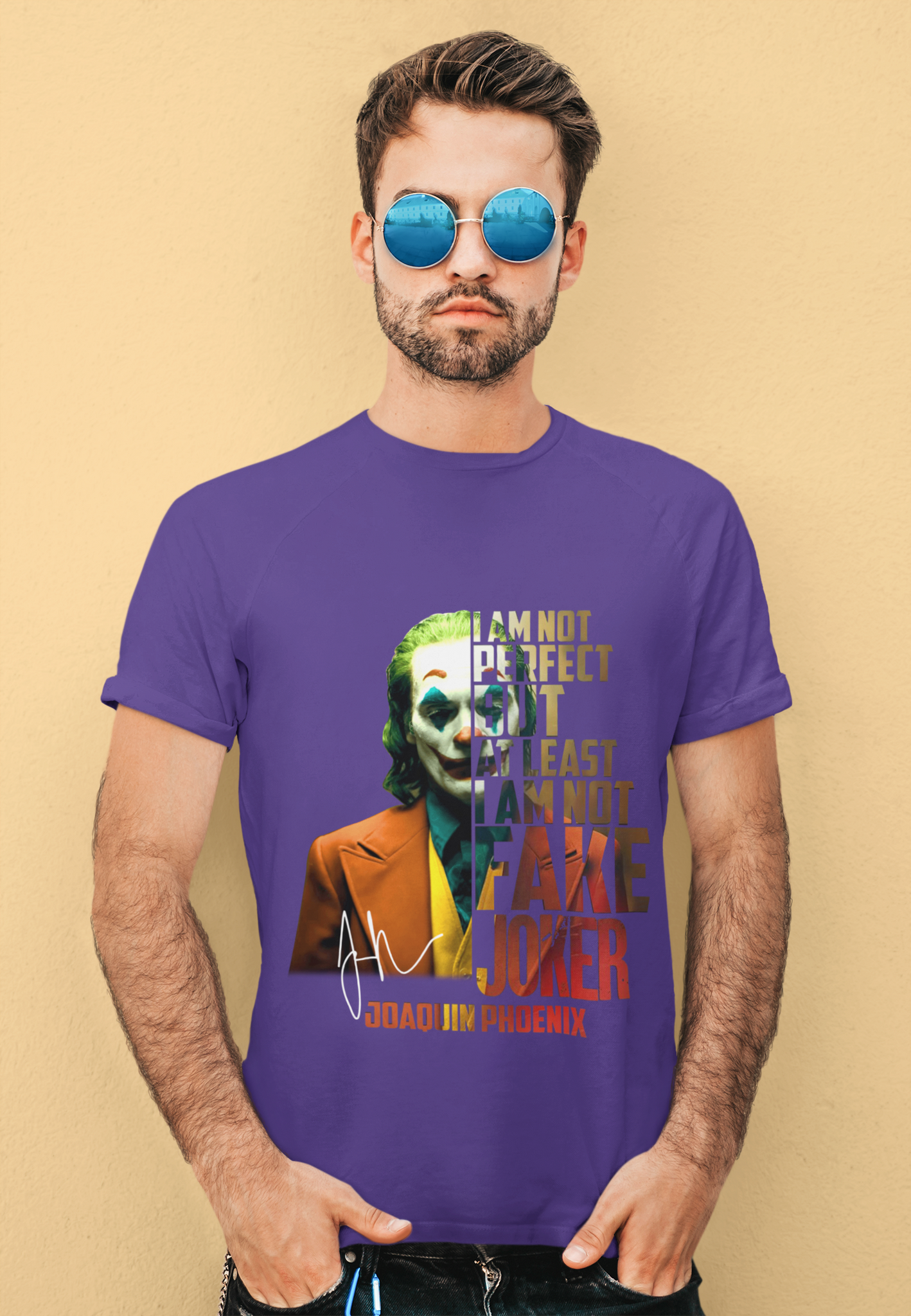 Joker T Shirt, Joker The Comedian Tshirt, Im Not Perfect But At Least I Am Not Fake Joker Shirt, Halloween Gifts