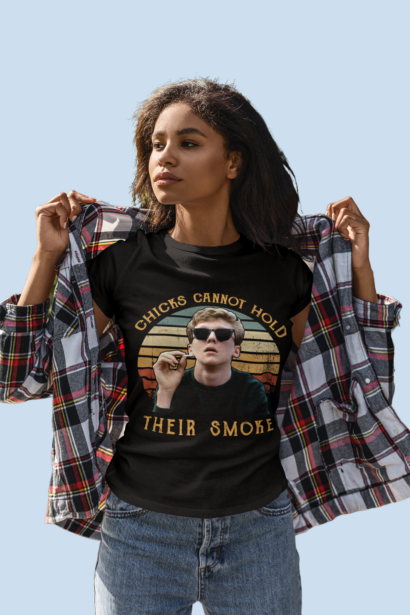 Breakfast Club Vintage T Shirt, Brian Johnson T Shirt, Chicks Cannot Hold Their Smoke Tshirt