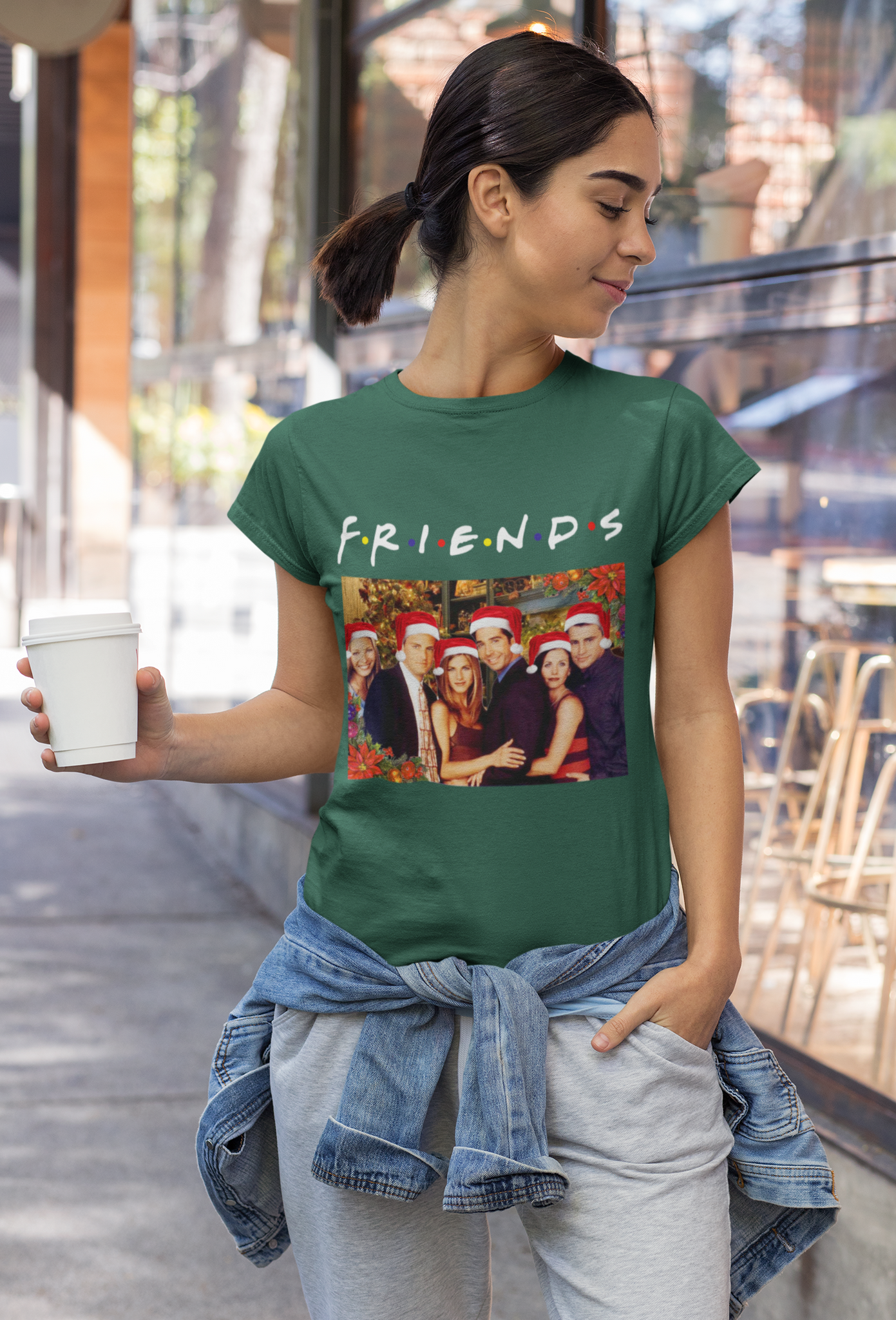 Friends TV Show T Shirt, Friends Shirt, Friends Characters Christmas T Shirt, Christmas Gifts