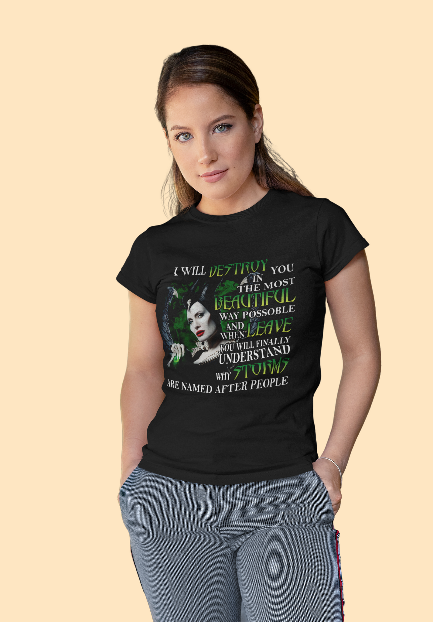 Disney Maleficent T Shirt, I Will Destroy You In The Most Beautiful Way Tshirt, Disney Villains Shirt