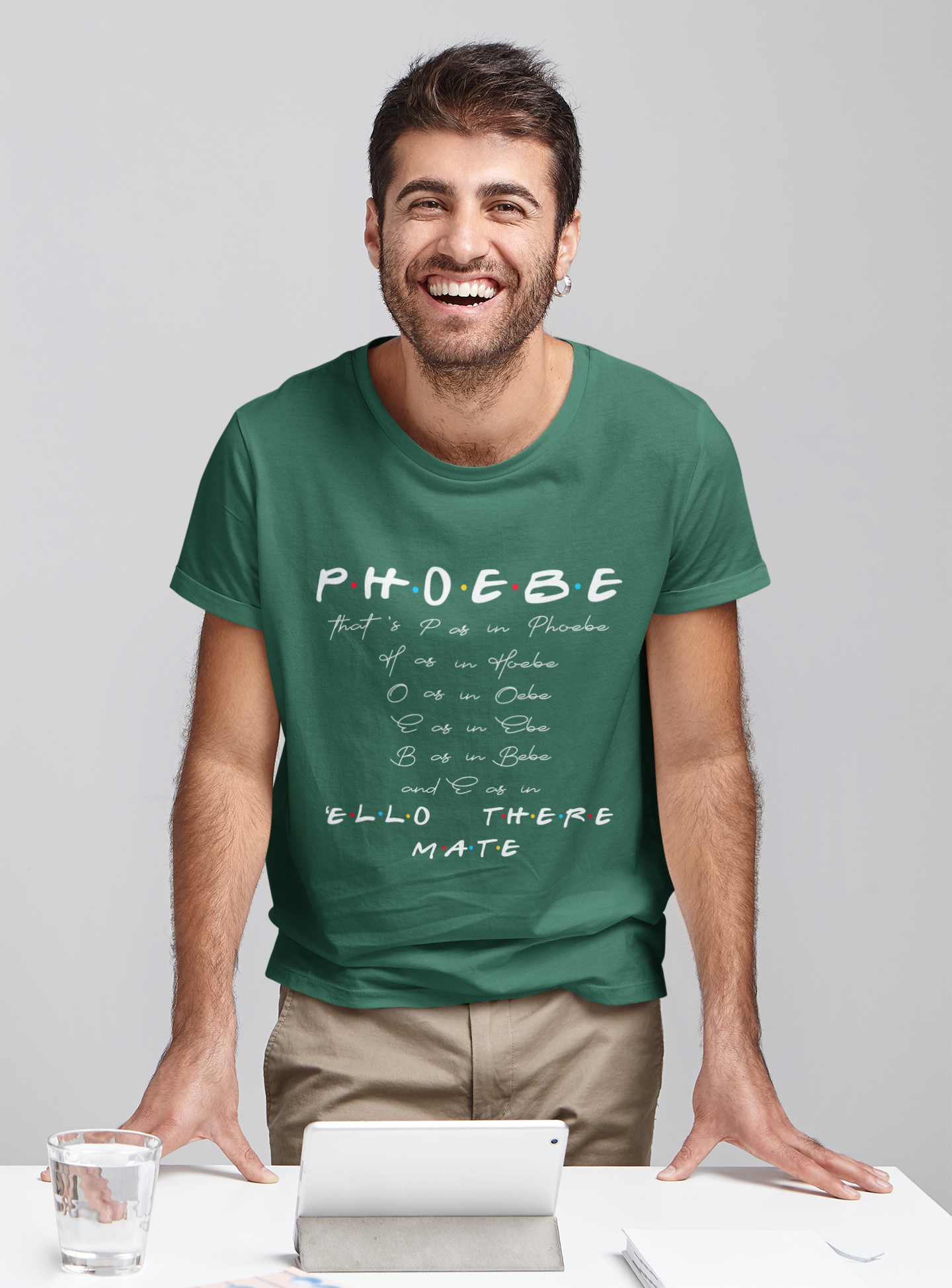 Friends TV Show T Shirt, Friends Shirt, Phoebe Tshirt, Phoebe Spells Her Name T Shirt