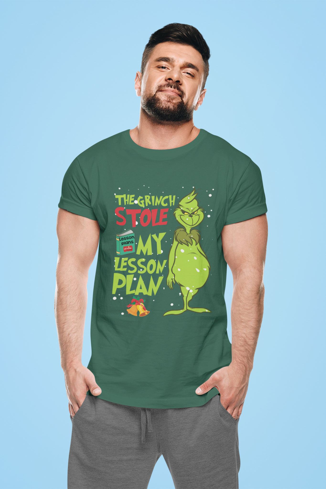 Grinch T Shirt, The Grinch Stole My Lesson Plan Tshirt, Christmas Movie Shirt, Christmas Gifts