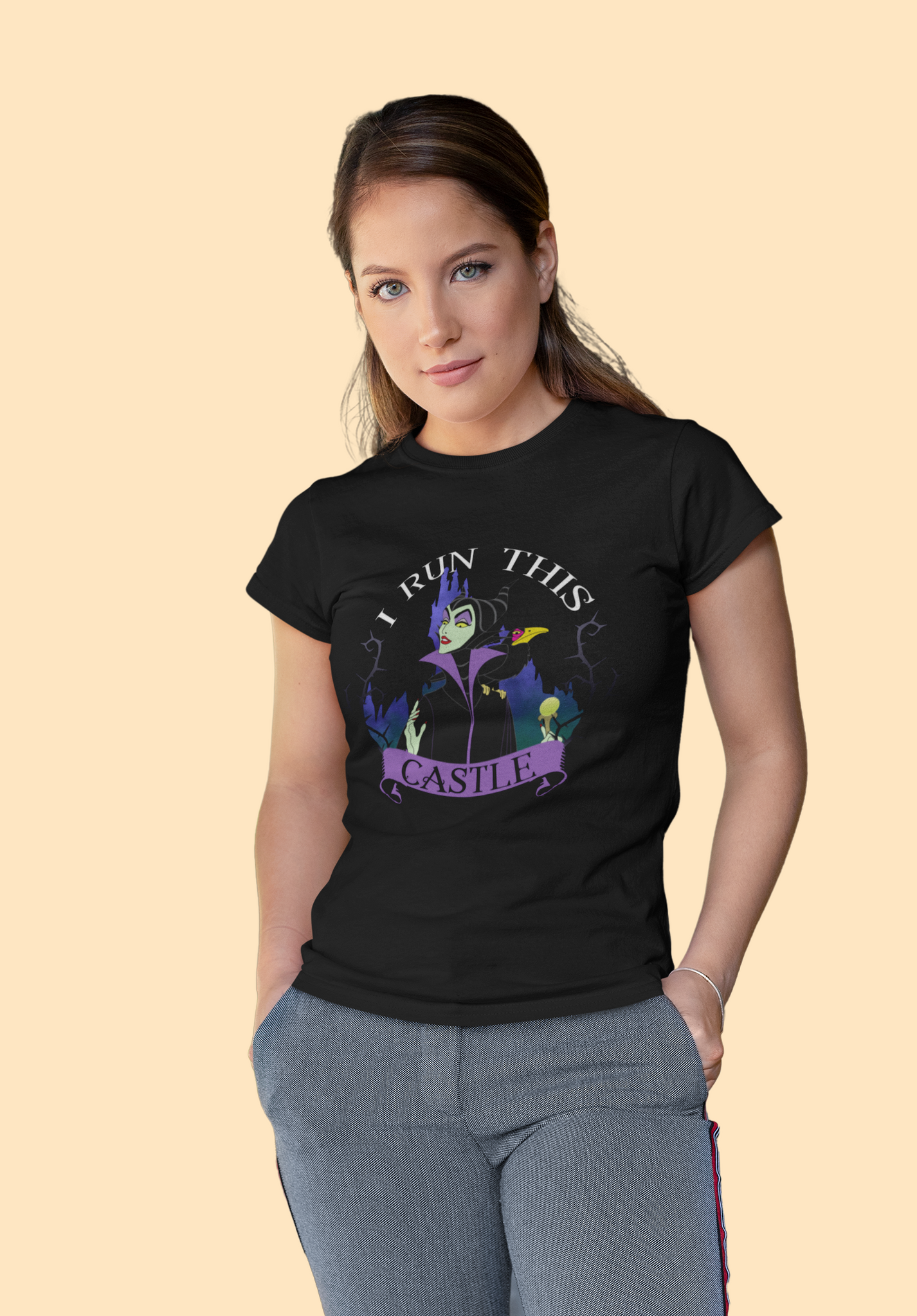 Disney Maleficent T Shirt, I Run This Castle Tshirt, Disney Villains Shirt