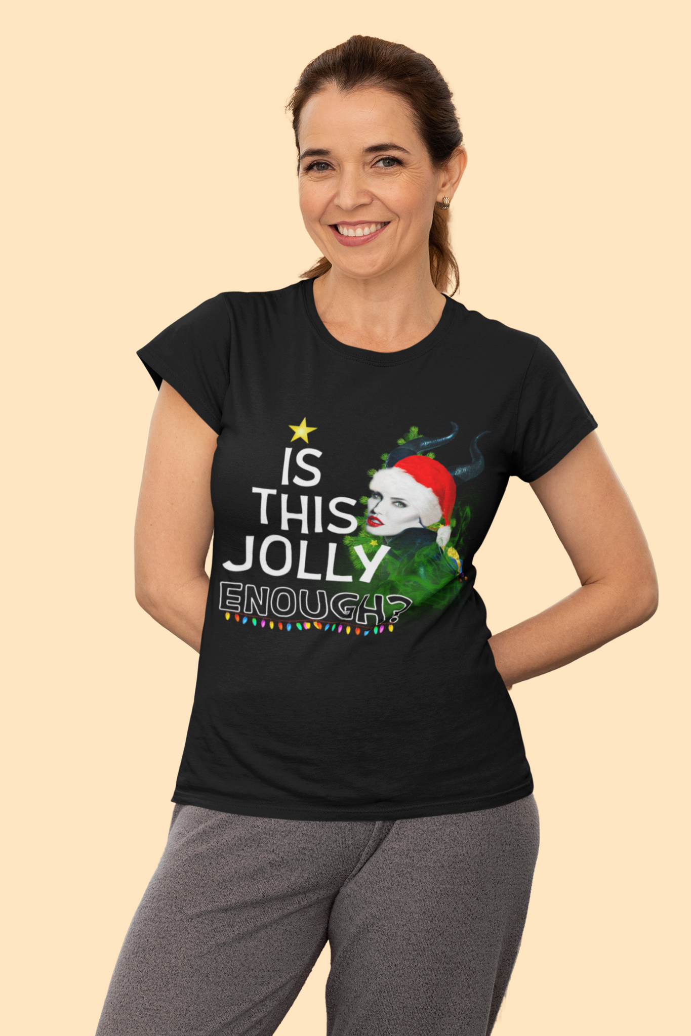 Disney Maleficent T Shirt, Is This Jolly Enough Tshirt, Disney Villains Shirt, Christmas Gifts