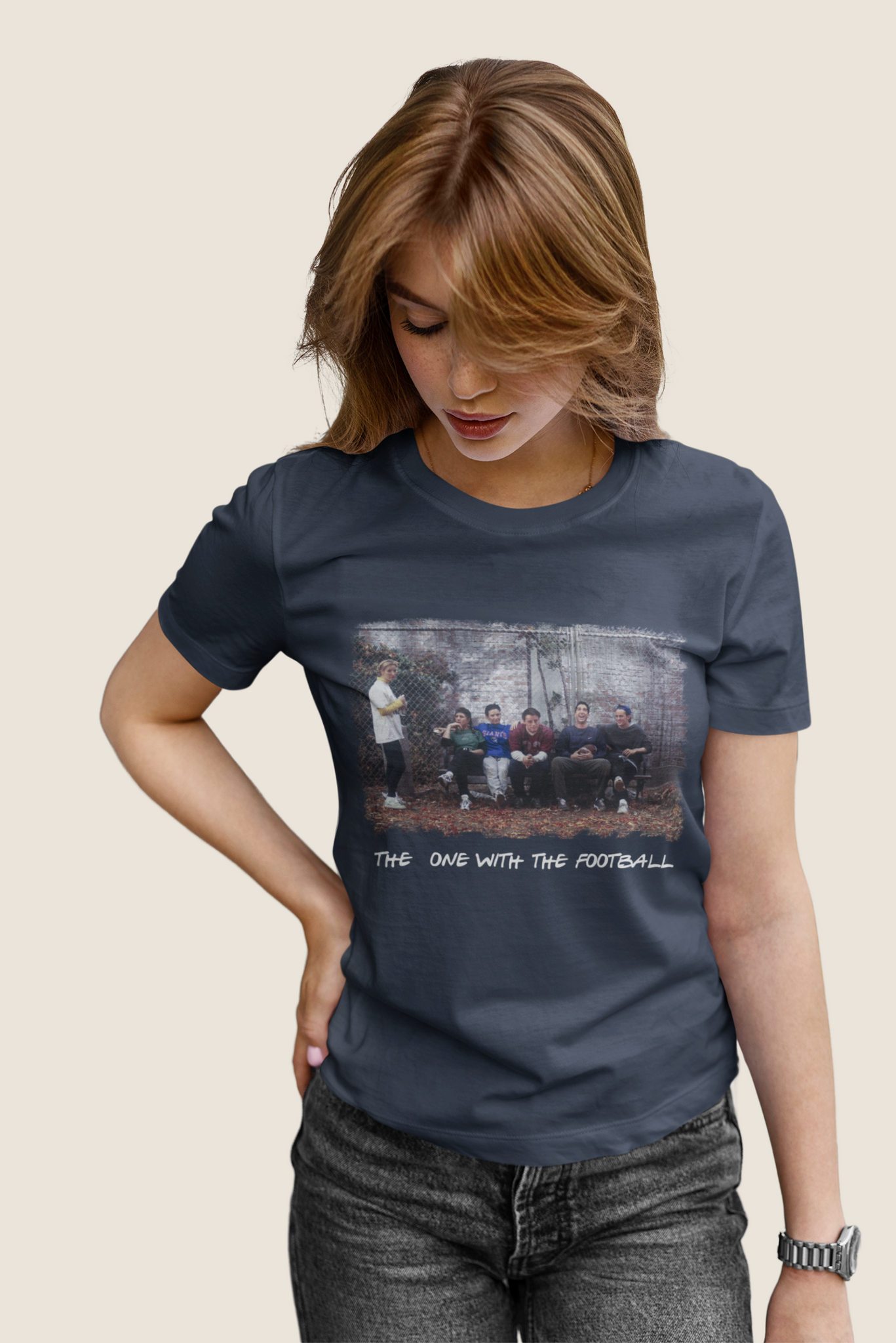 Friends TV Show T Shirt, Friends Characters T Shirt, The One With The Football Tshirt