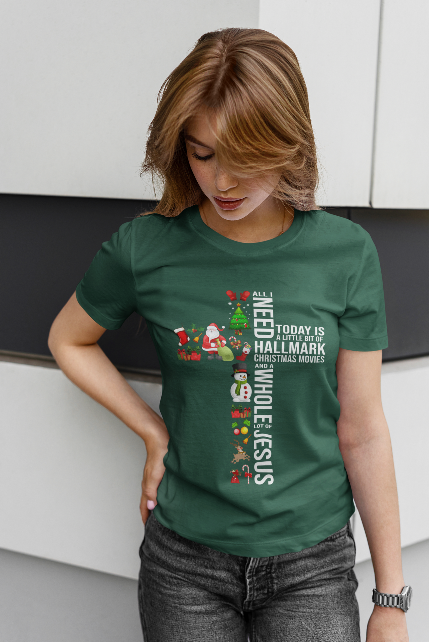 Hallmark Christmas Tshirt, All I Need Today Is A Little Bit Of Hallmark Christmas Movies Shirt, Christmas Gifts