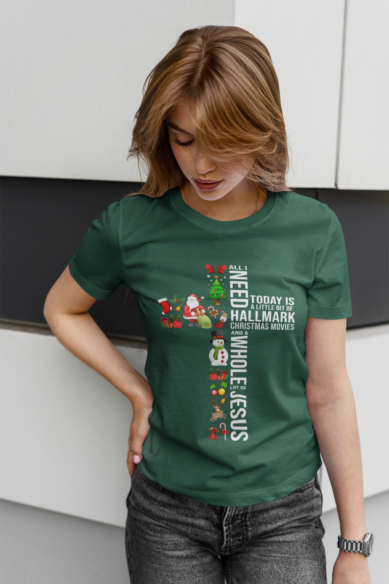 Hallmark Christmas T Shirt, All I Need Today Is A Little Bit Of Hallmark Christmas Movies Tshirt, Christmas Gifts