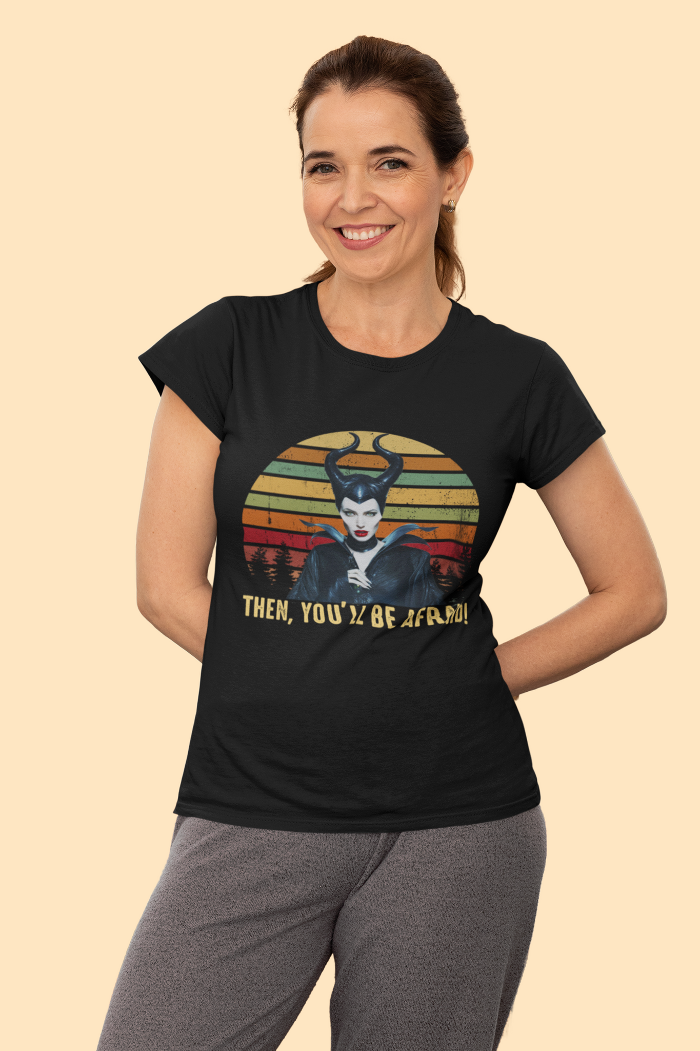 Disney Maleficent Vintage T Shirt, Then Youll Be Afraid Tshirt, Disney Villains Shirt