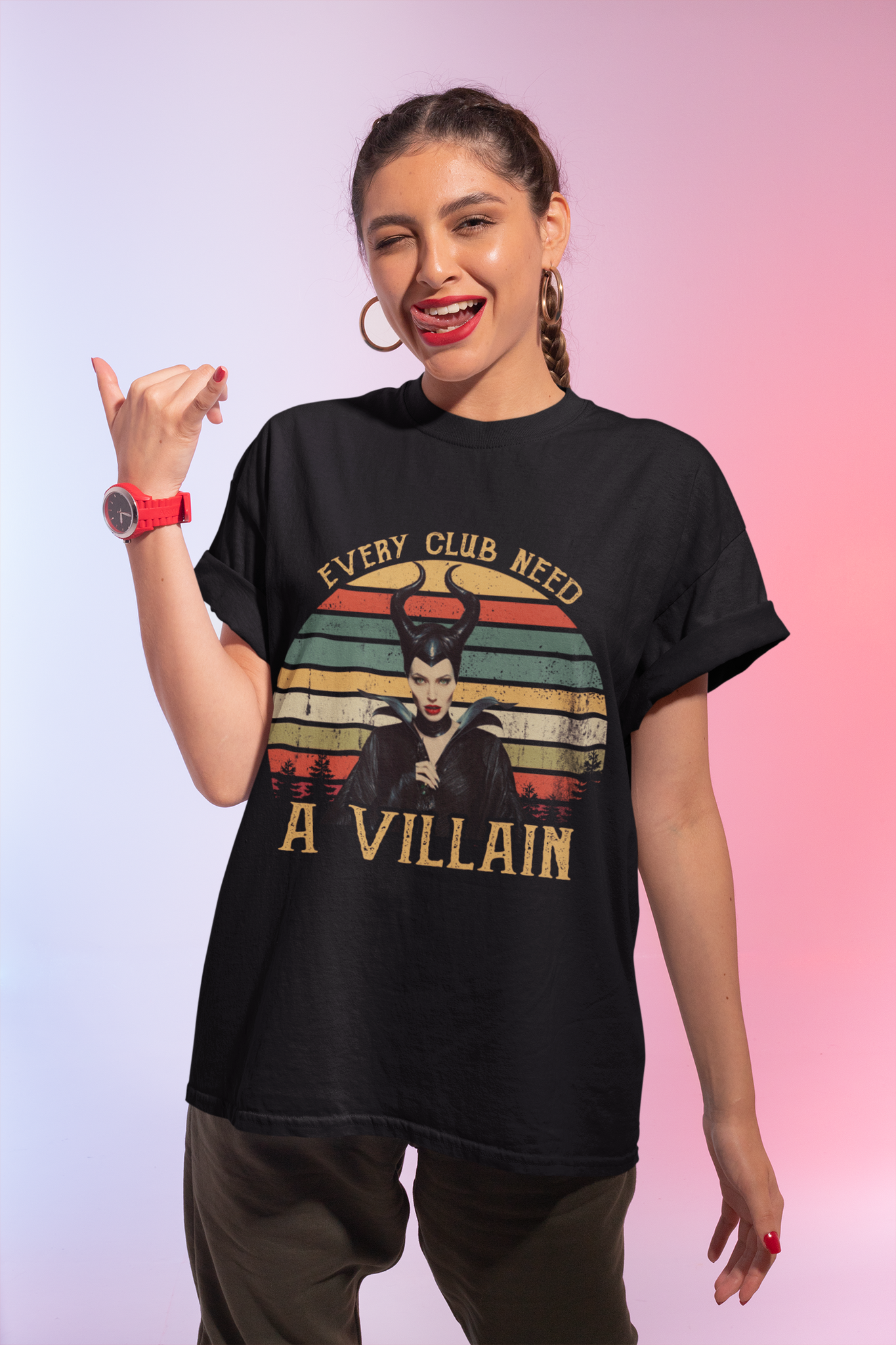 Disney Maleficent Vintage T Shirt, Disney Villains T Shirt, Every Club Need A Villain Tshirt