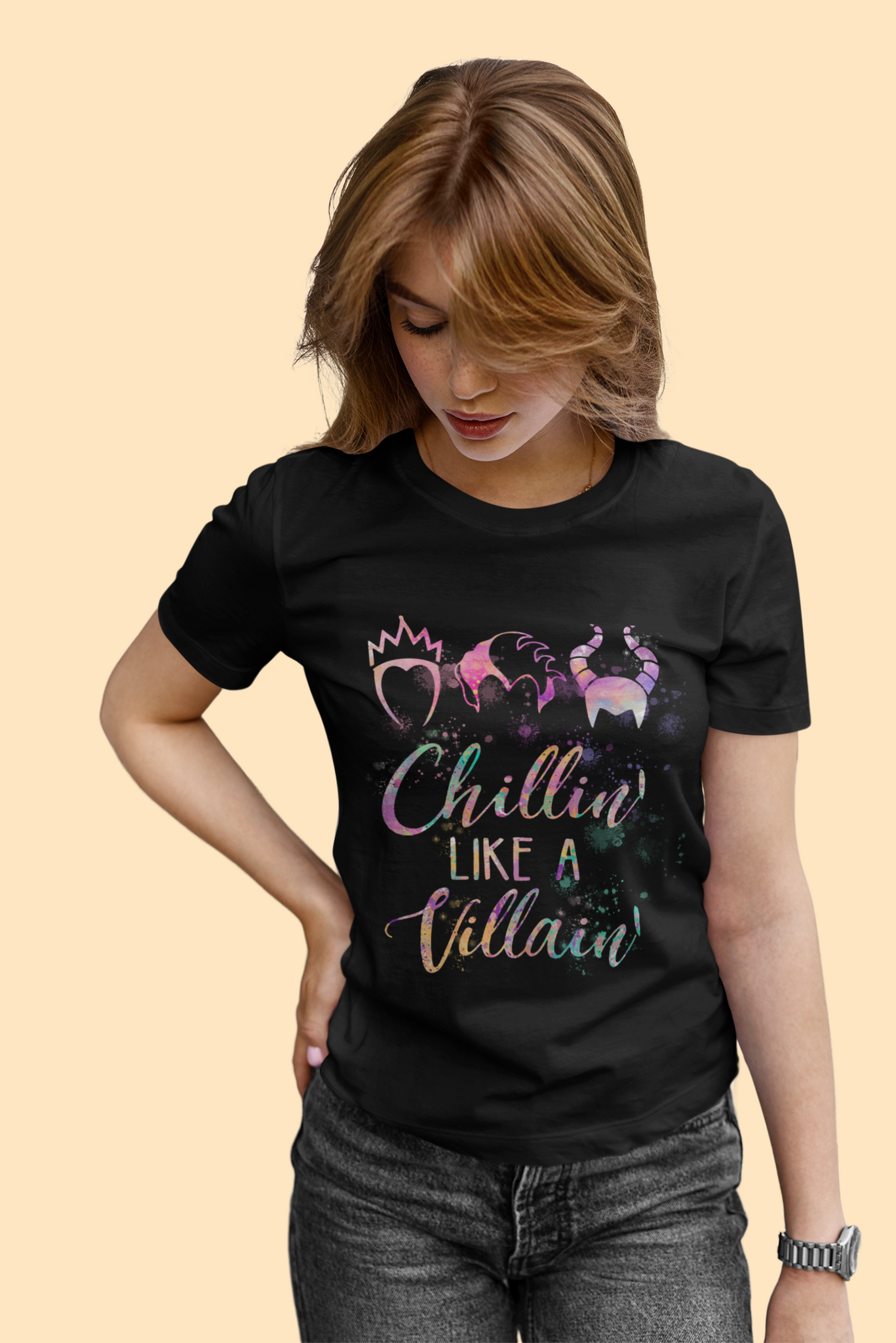 Disney Maleficent T Shirt, The Evil Queen Ursula Maleficent T Shirt, Chilling Like A Villain Tshirt, Disney Villains Shirt