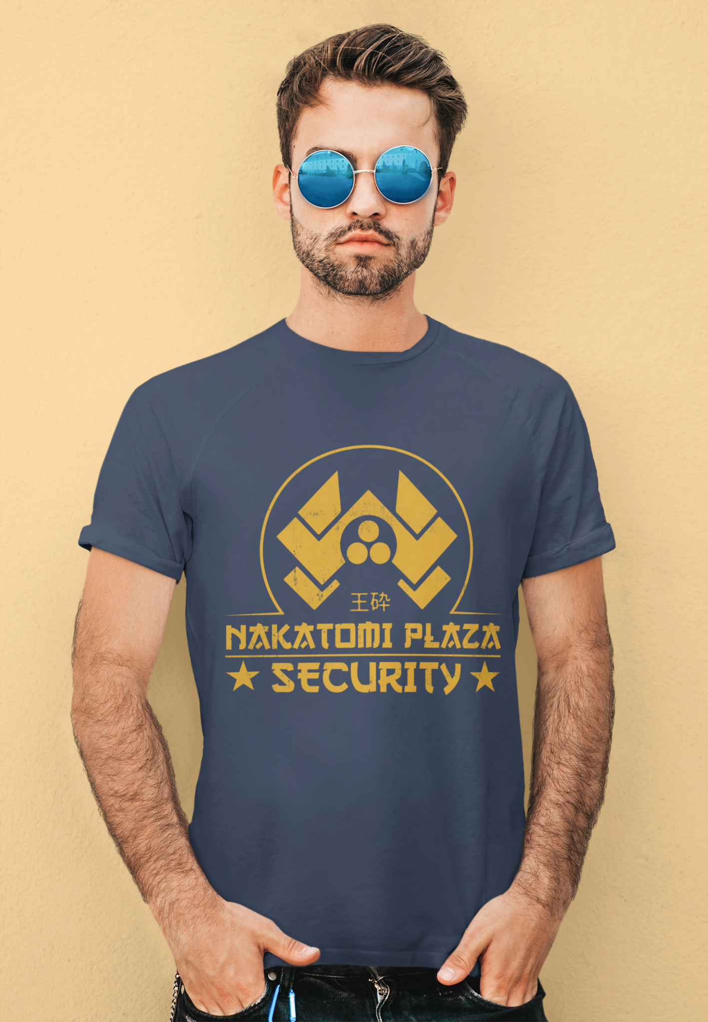 Die Hard Movie T Shirt, Nakatomi Corporation Logo T Shirt, Nakatomi Plaza Security Tshirt