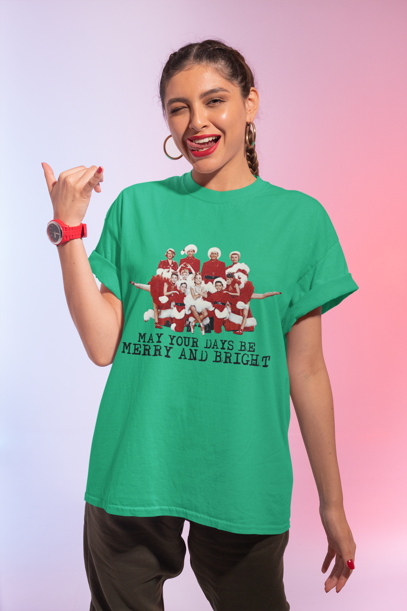 White Christmas T Shirt, May Your Days Be Merry And Bright Shirt, Bob Wallace Phil Davis Judy Haynes Betty Haynes Tshirt, Christmas Gifts
