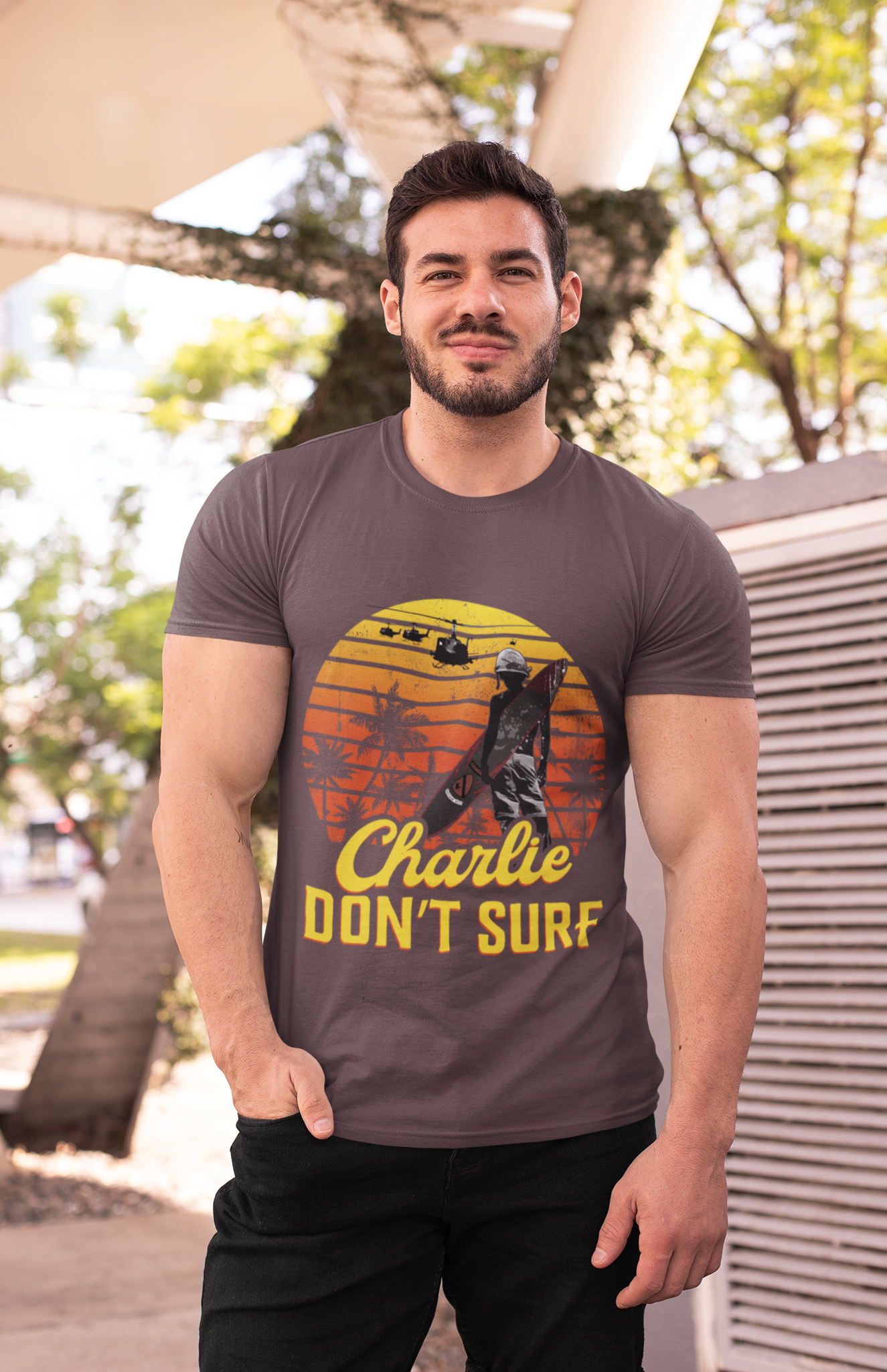 Apocalypse Now Vintage T Shirt, Charlie Dont Surf Tshirt, Bill Kilgore T Shirt