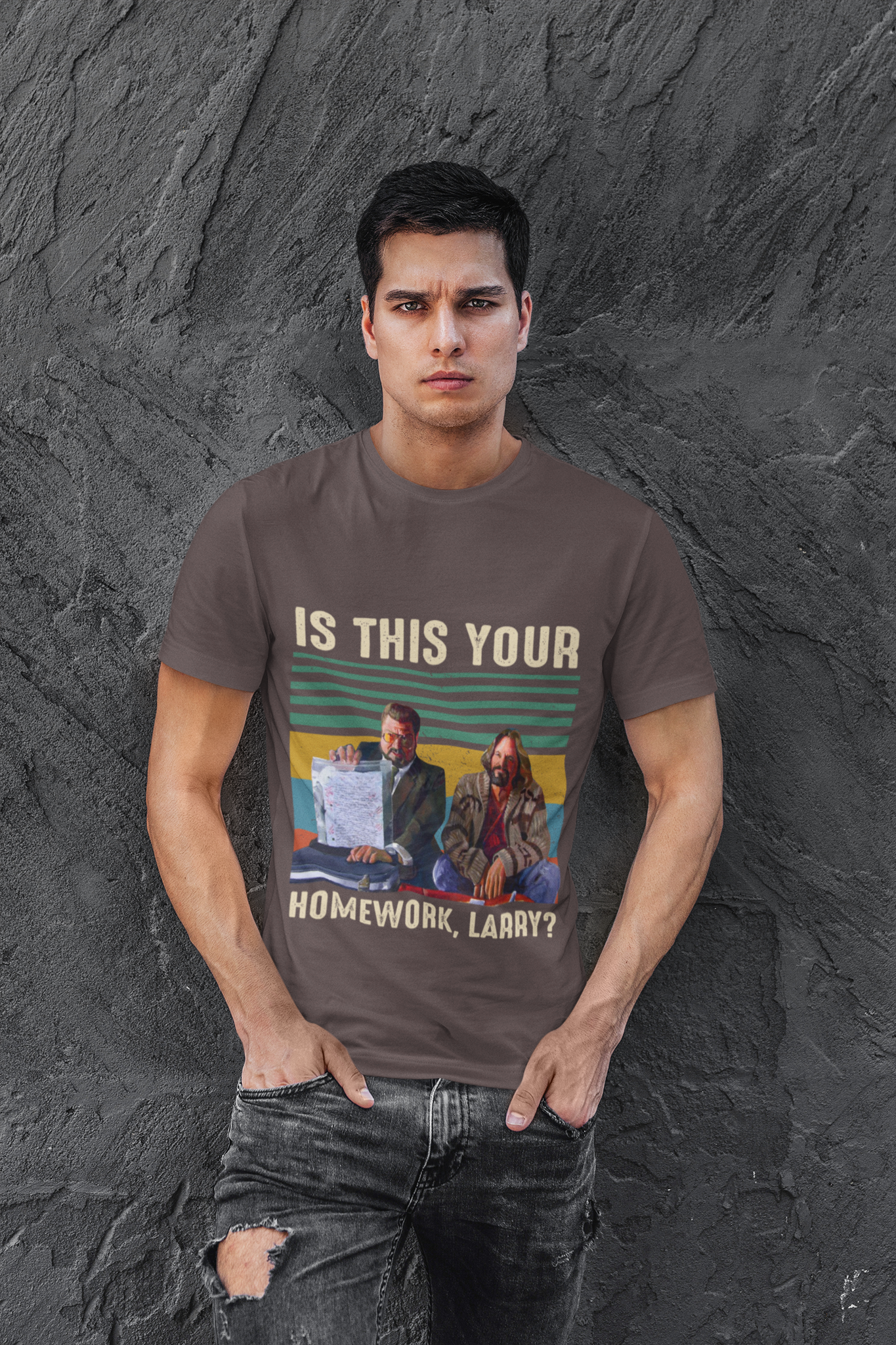 The Big Lebowski Vintage T Shirt, Is This Your Homework Larry Tshirt, Dude Walter T Shirt