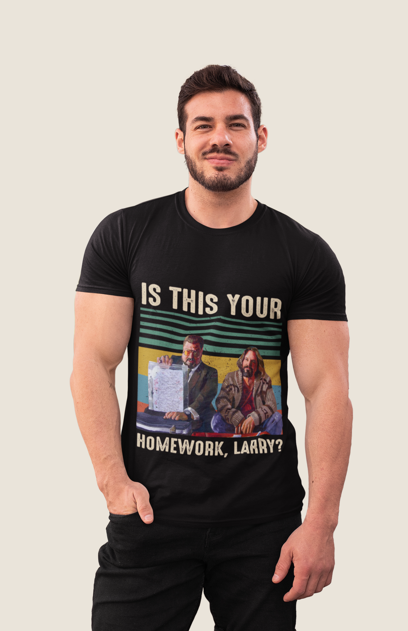 The Big Lebowski Vintage T Shirt, Is This Your Homework Larry Tshirt, Dude Walter T Shirt