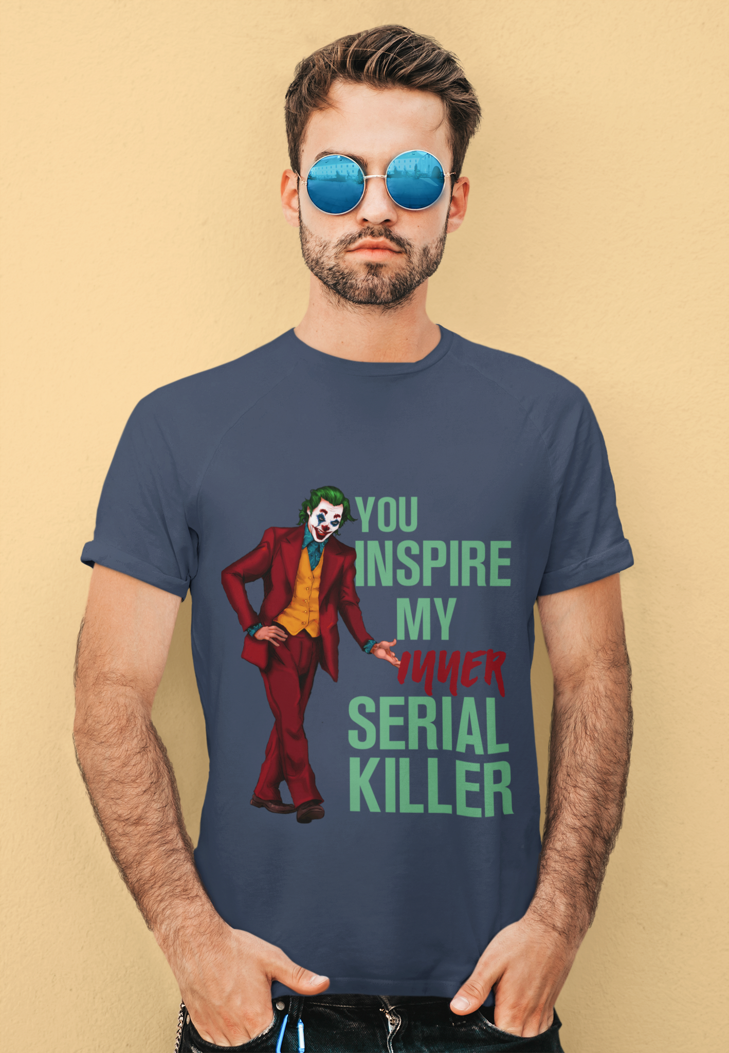 Joker T Shirt, Joker The Comedian Tshirt, You Inspire My Inner Serial Killer Shirt, Halloween Gifts