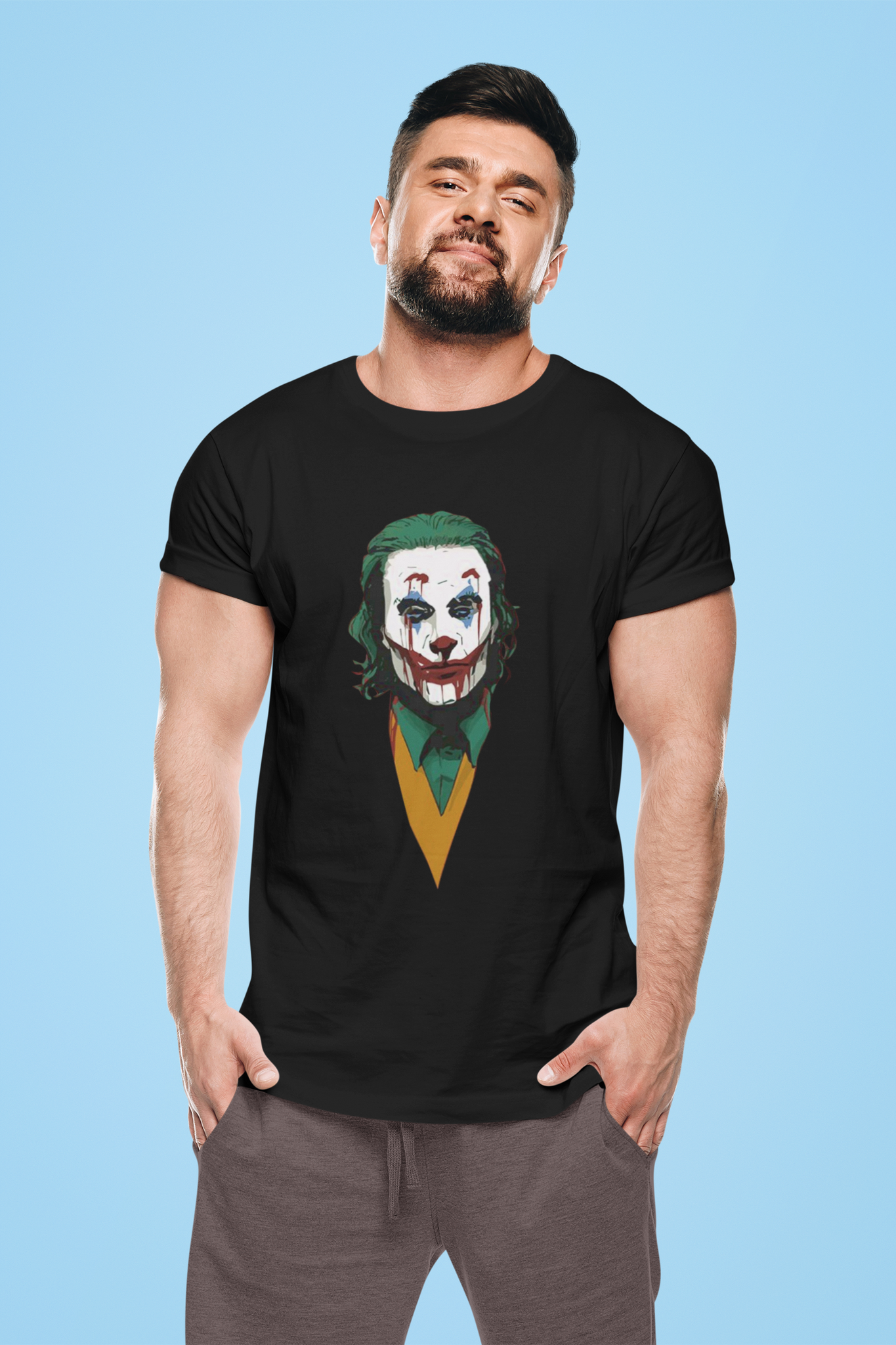 Joker T Shirt, Joker The Comedian T Shirt, Halloween Gifts