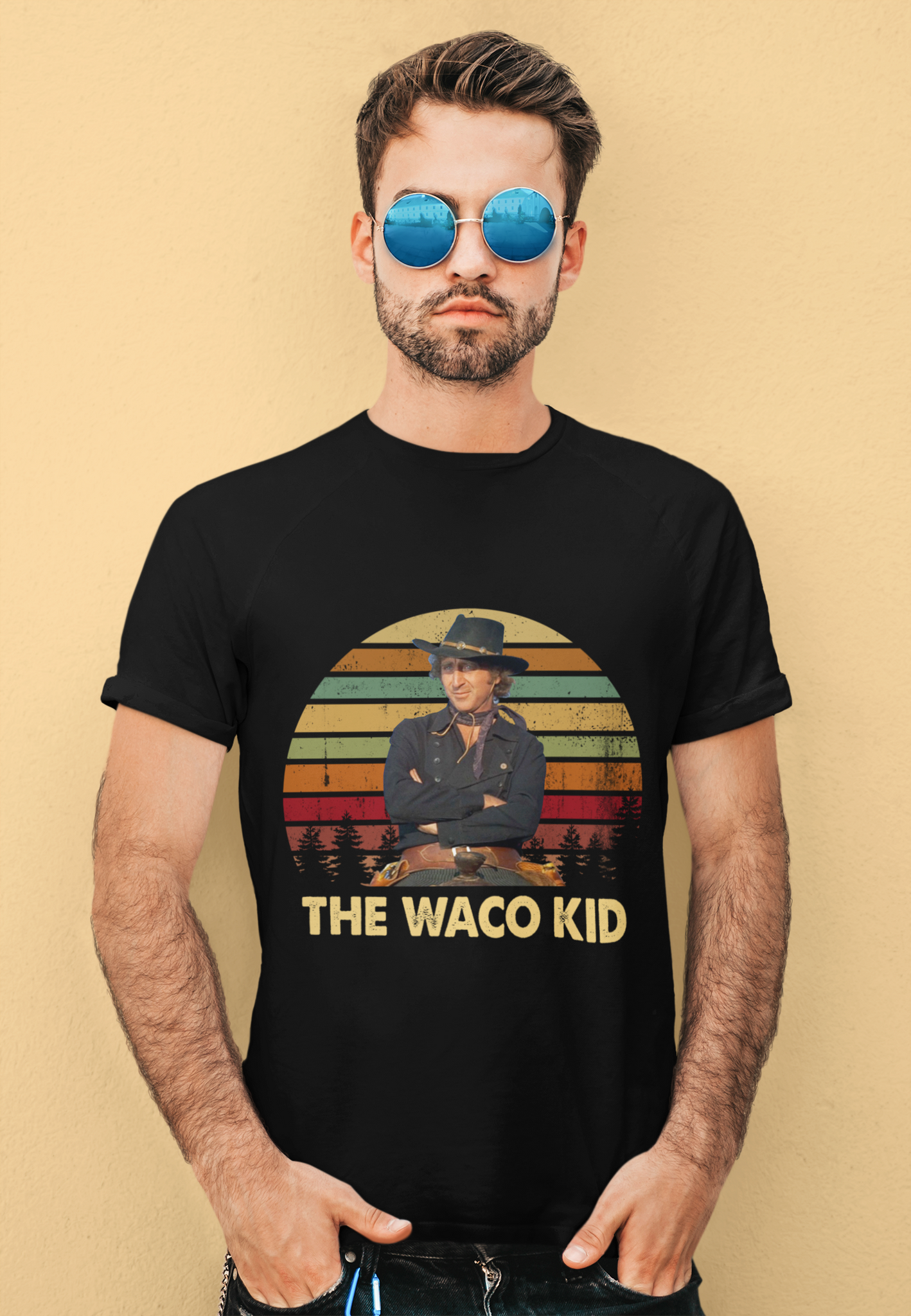 Blazing Saddles Vintage T Shirt, The Waco Kid Tshirt, Jim T Shirt