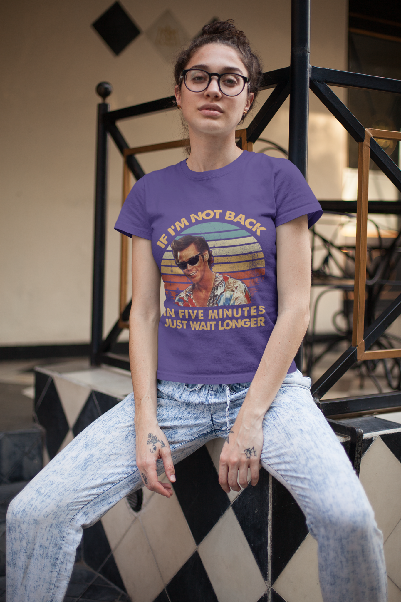 Ace Ventura Pet Detective T Shirt, Ace Ventura T Shirt, If Im Not Back In Five Minutes Just Wait Longer Tshirt