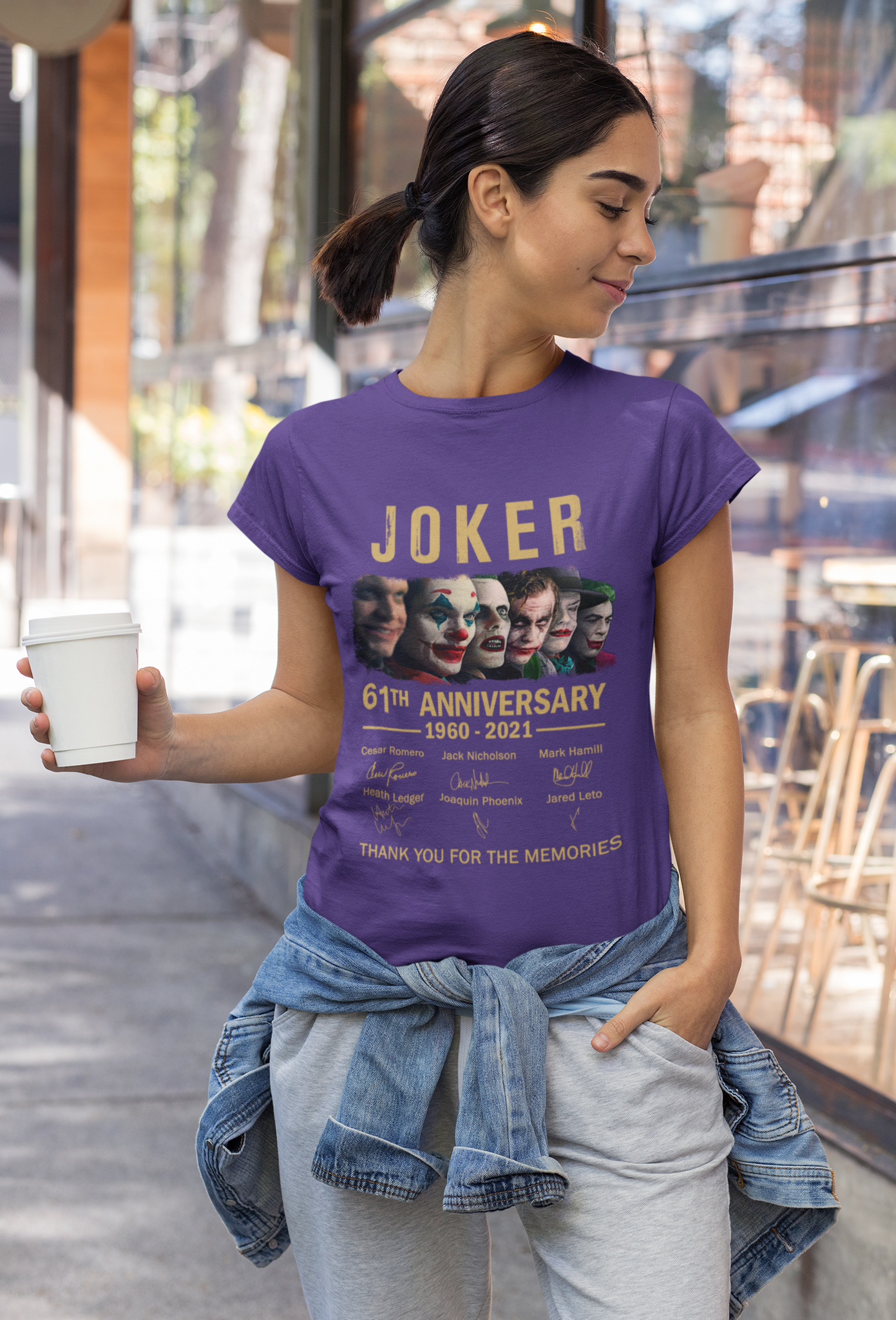 Joker T Shirt, Jokers The Maniac Comedian Psychopath Anarchist Clown Gangster Tshirt, Joker 61th Anniversary Shirt, Halloween Gifts