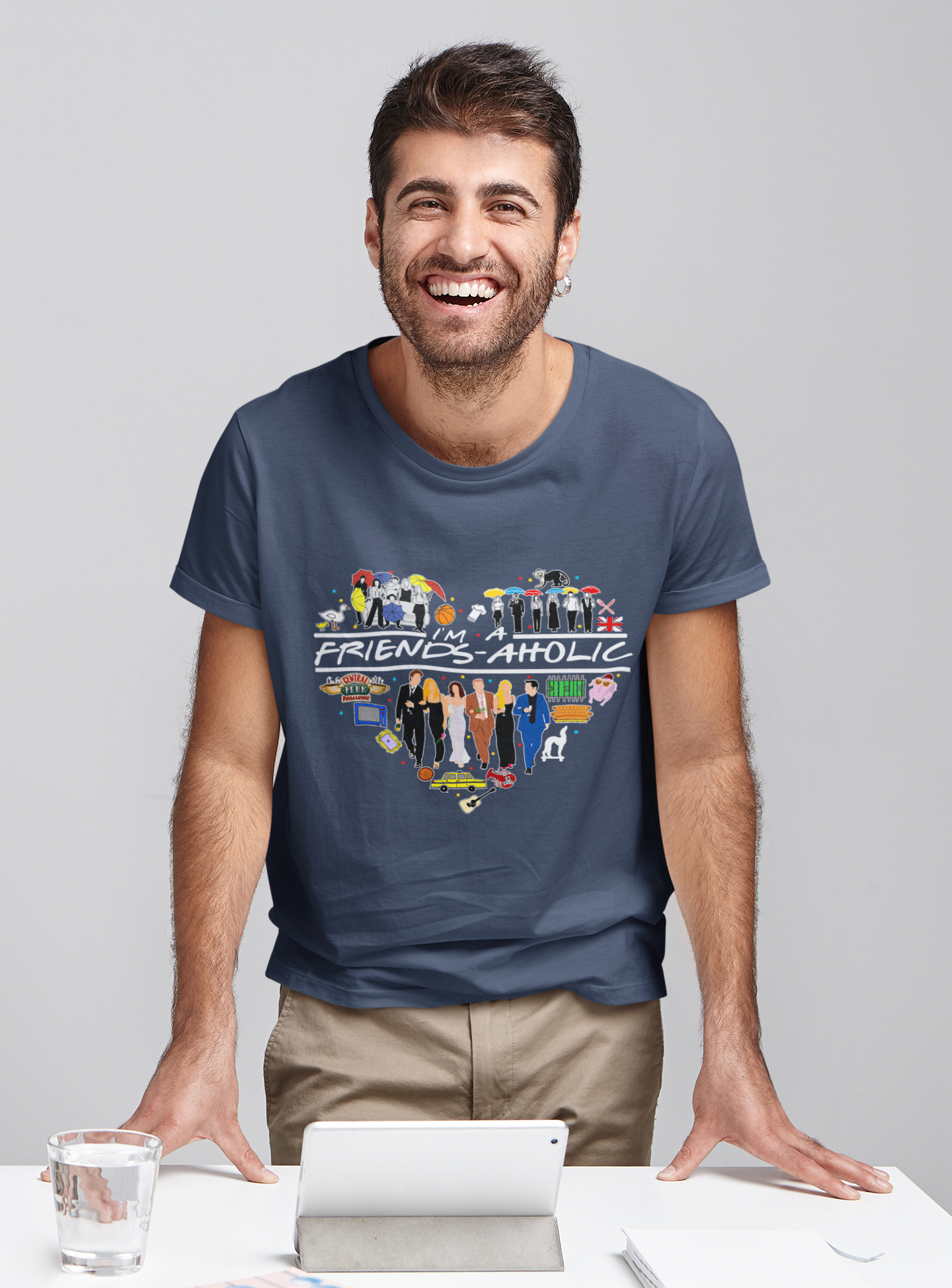 Friends TV Show T Shirt, Friends Characters T Shirt, Im A Friend Aholic Tshirt