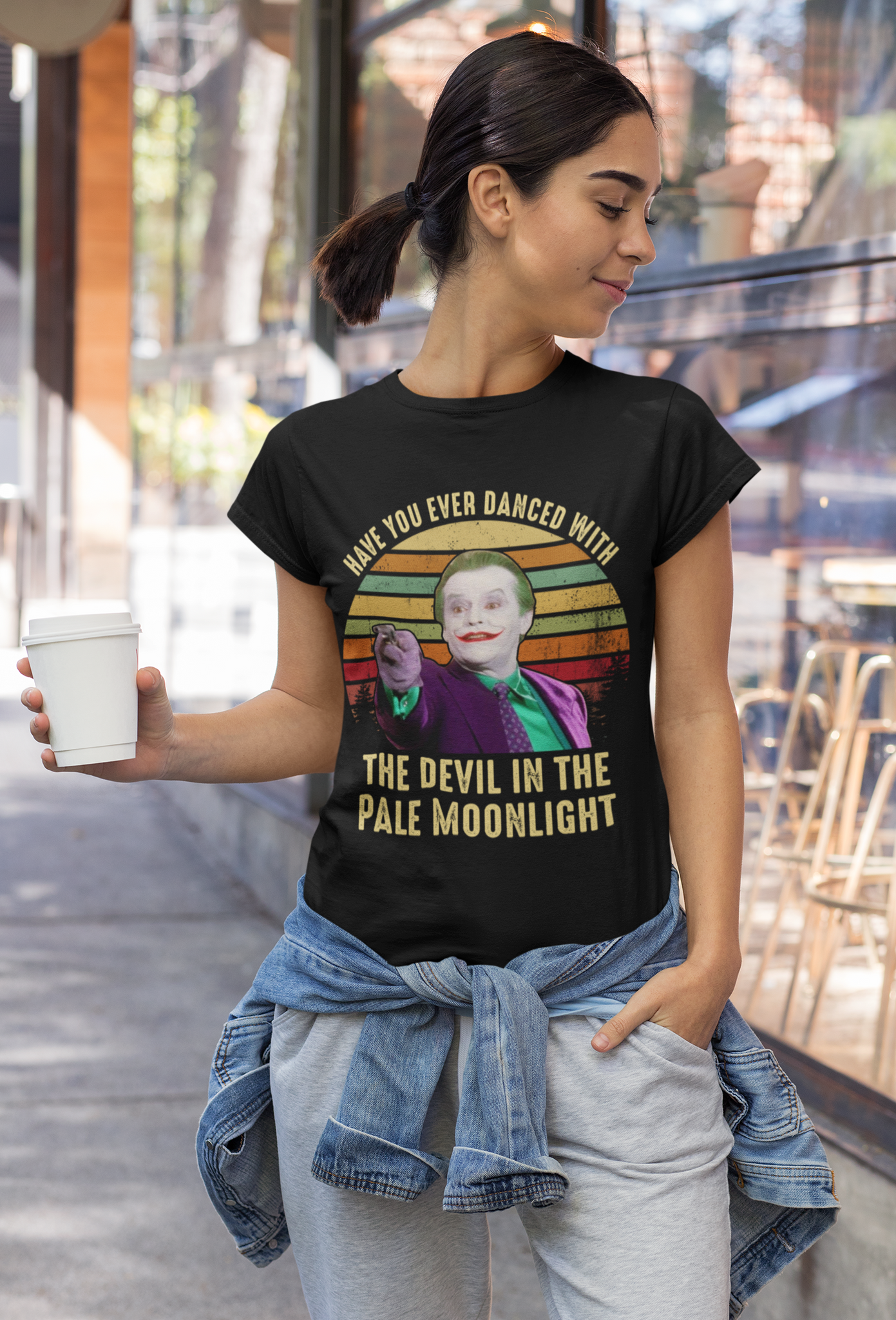 Joker T Shirt, Joker The Clown Tshirt, Have You Ever Danced With The Devil In The Pale Moonlight Shirt, Halloween Gifts