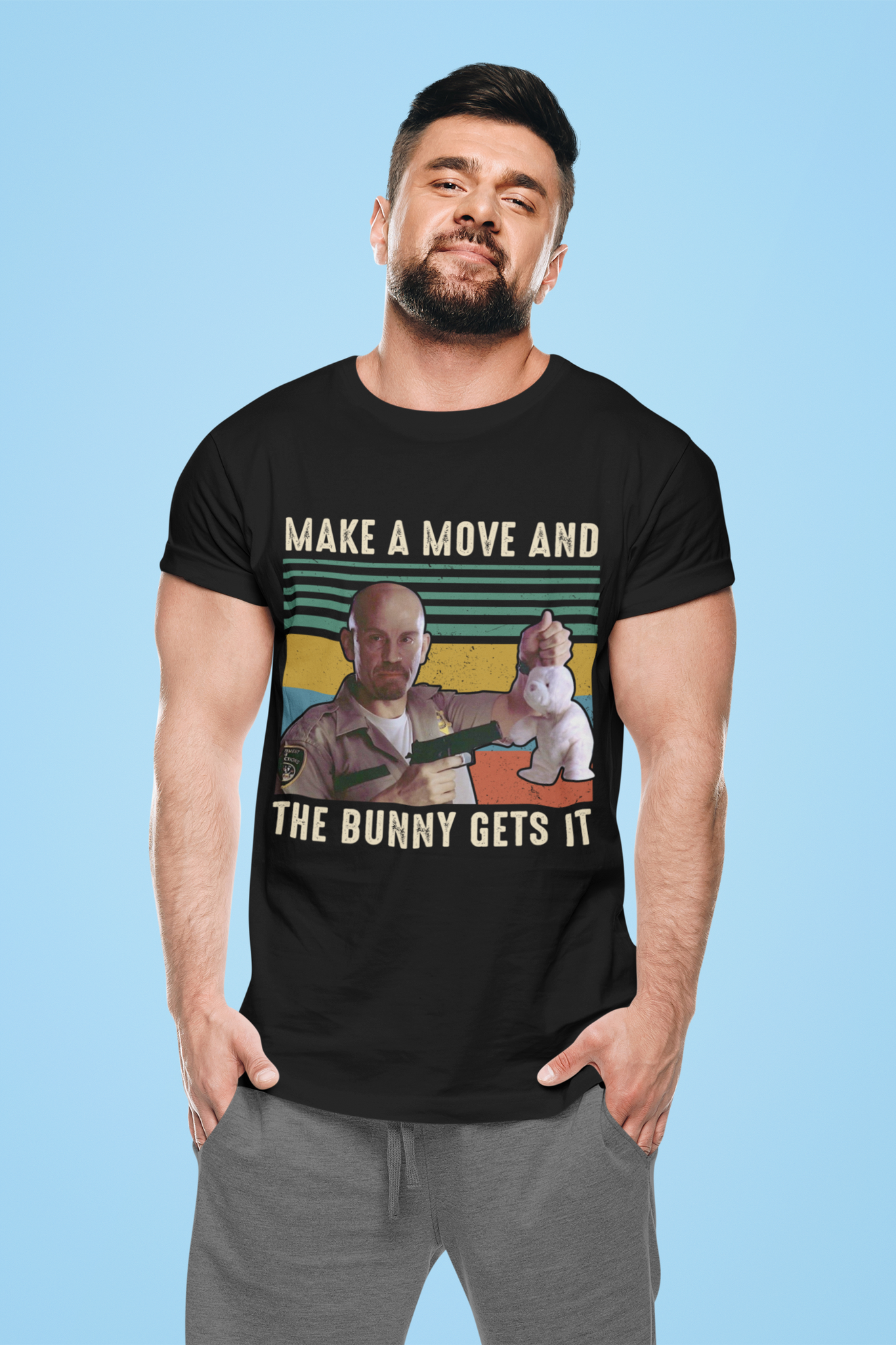 Con Air Vintage T Shirt, Make A Move And The Bunny Gets It Tshirt, Cyrus The Virus Grissom Shirt