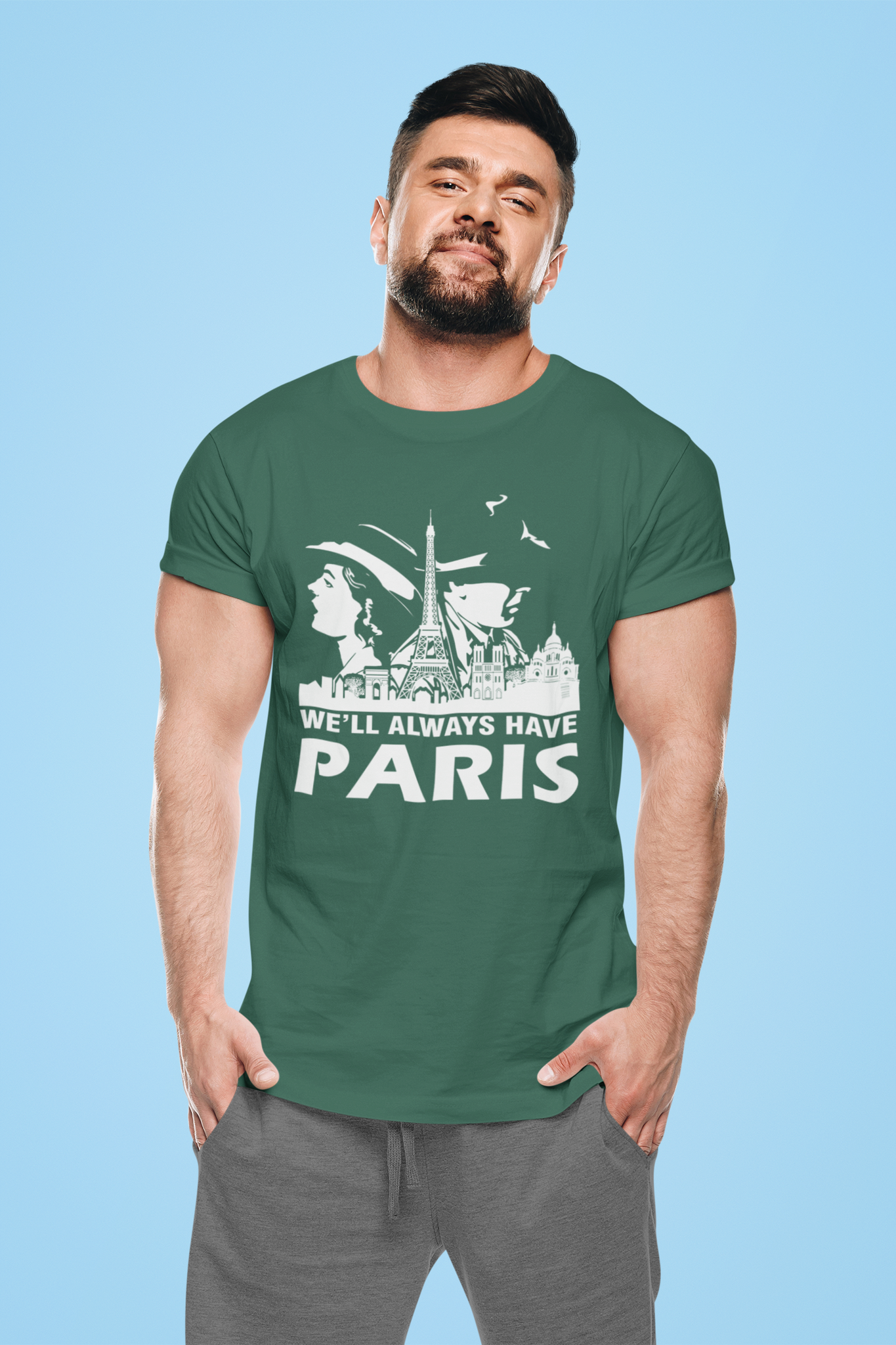 Casablanca T Shirt, Well Always Have Paris Tshirt, Rick Blaine Ilsa Lund T Shirt