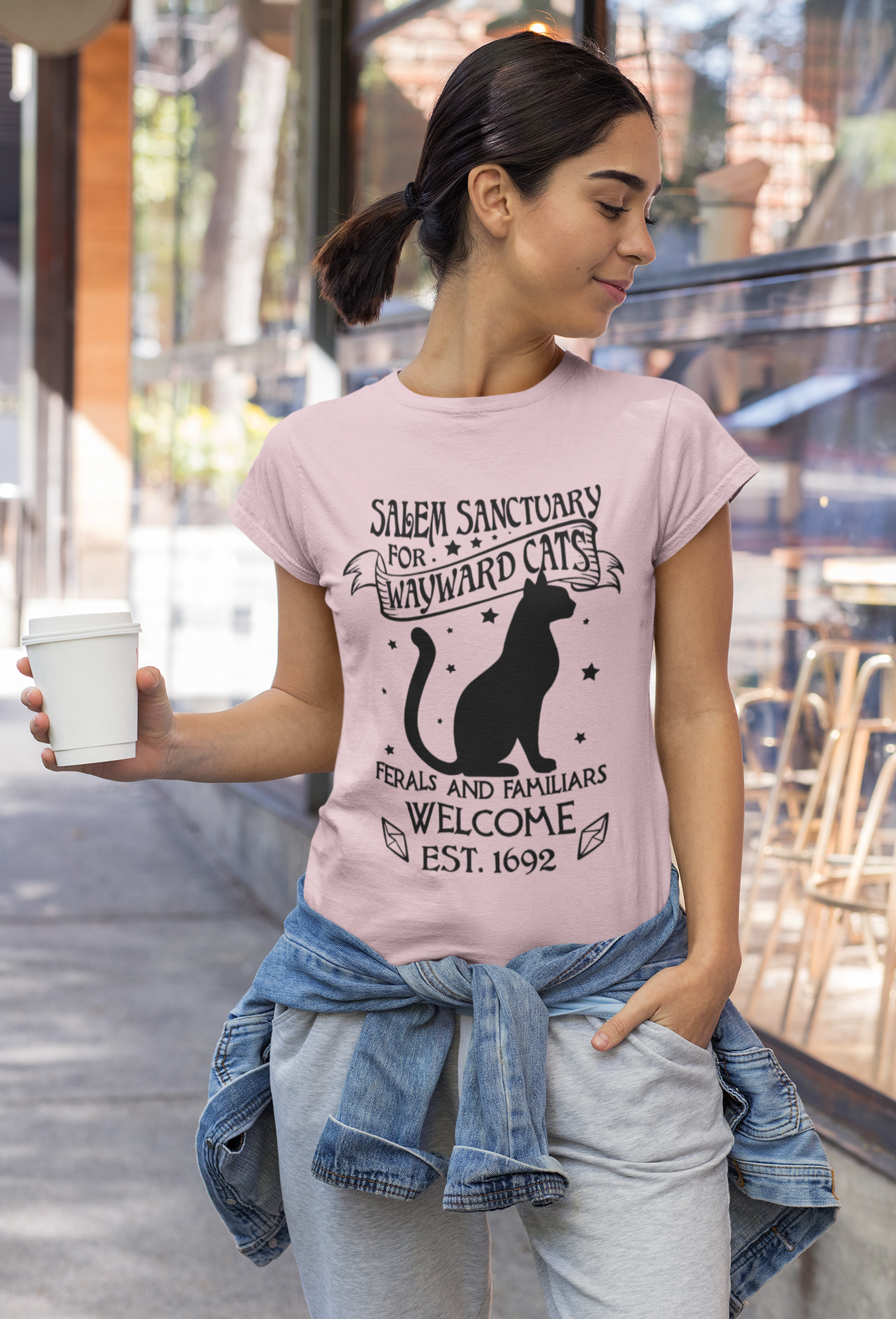 Hocus Pocus T Shirt, Thackery Binx Tshirt, Salem Sanctuary For Wayward Cats Shirt, Halloween Gifts