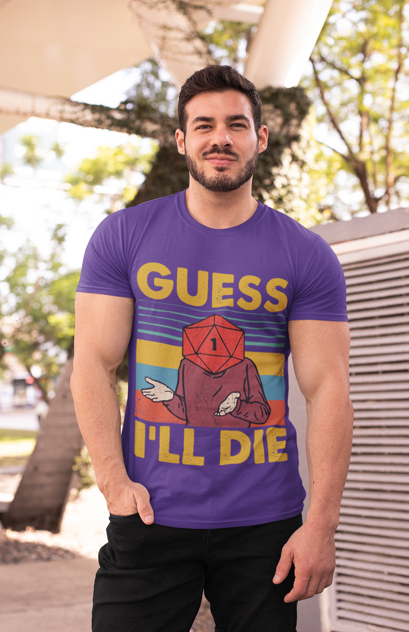 Dungeon And Dragon T Shirt, Guess Ill Die DND T Shirt, RPG Dice Games Tshirt