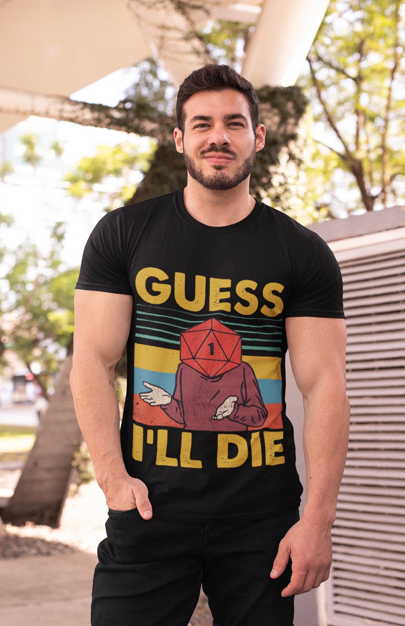 Dungeon And Dragon T Shirt, Guess Ill Die DND T Shirt, RPG Dice Games Tshirt