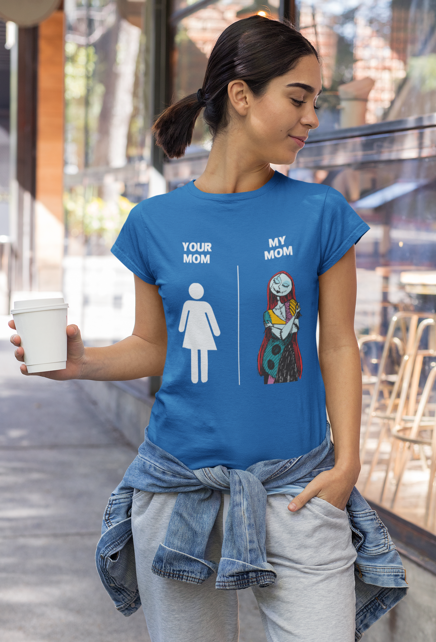 Nightmare Before Christmas T Shirt, Sally T Shirt, Your Mom My Mom Tshirt, Mothers Day Gifts
