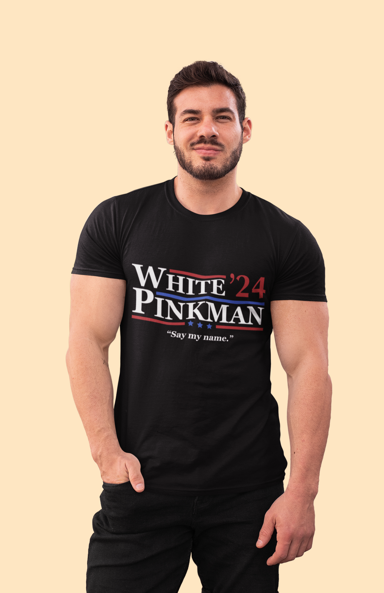 Breaking Bad T Shirt, White Pinkman Say My Name Tshirt, 2024 President Election T Shirt