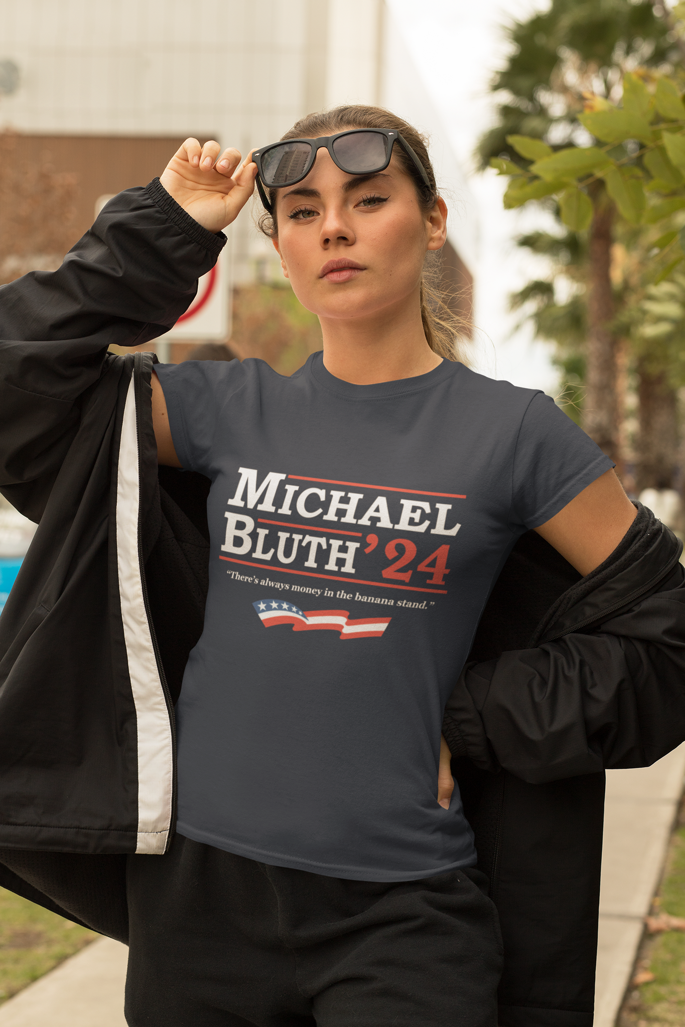 Arrested Development Sitcom T Shirt, Michael Bluth 24 Election For President T Shirt, 4th Of July Gift