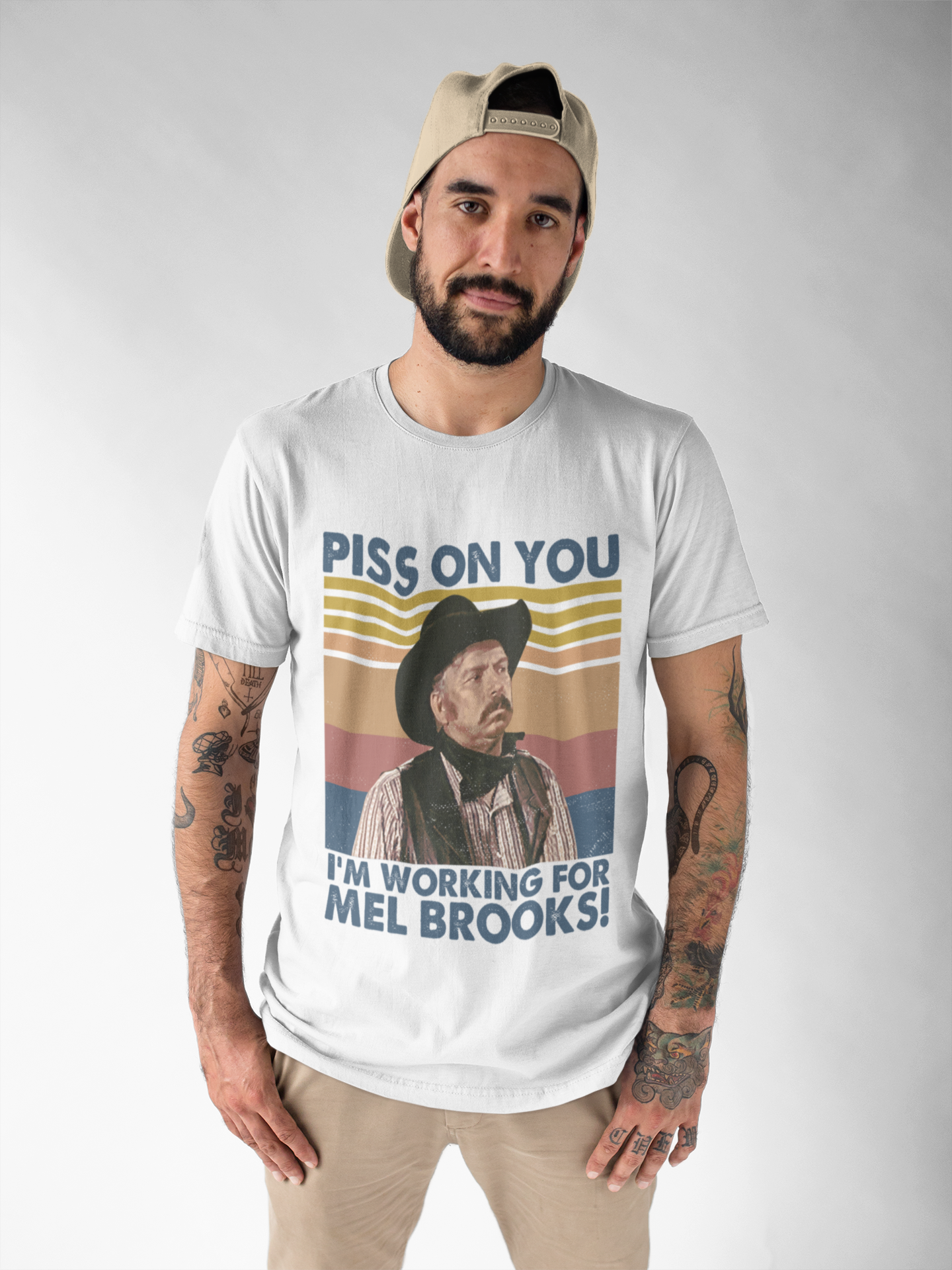 Blazing Saddles Movie T Shirt, Piss On You Im Working For Mel Brooks Tshirt, Taggart T Shirt