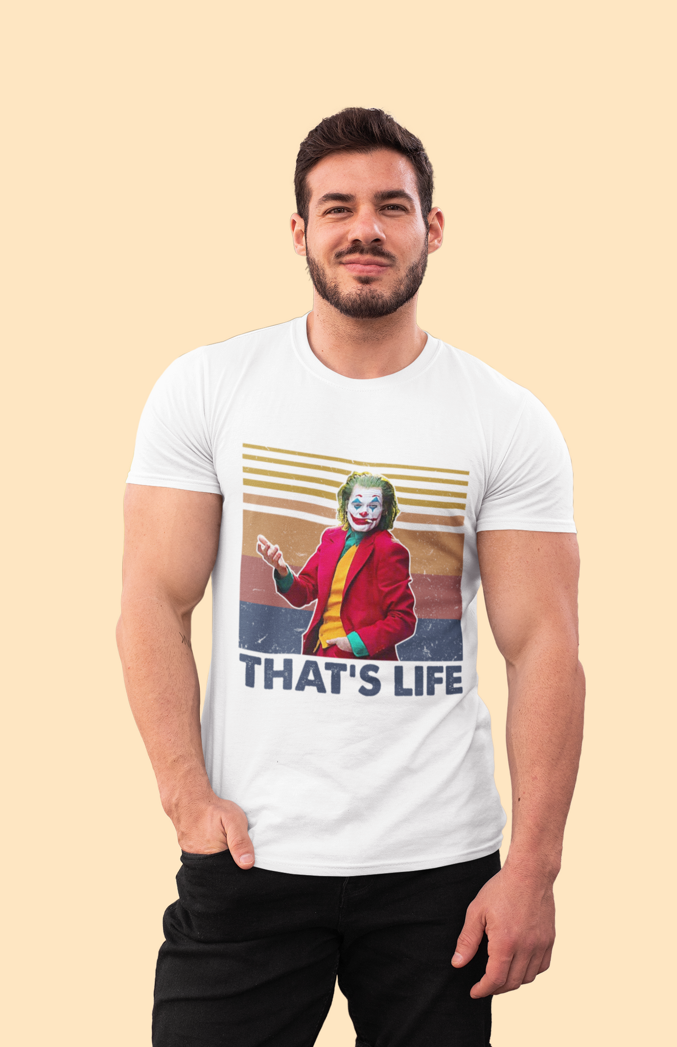 Joker Vintage Tshirt, Joker The Comedian T Shirt, Thats Life T Shirt, Halloween Gifts