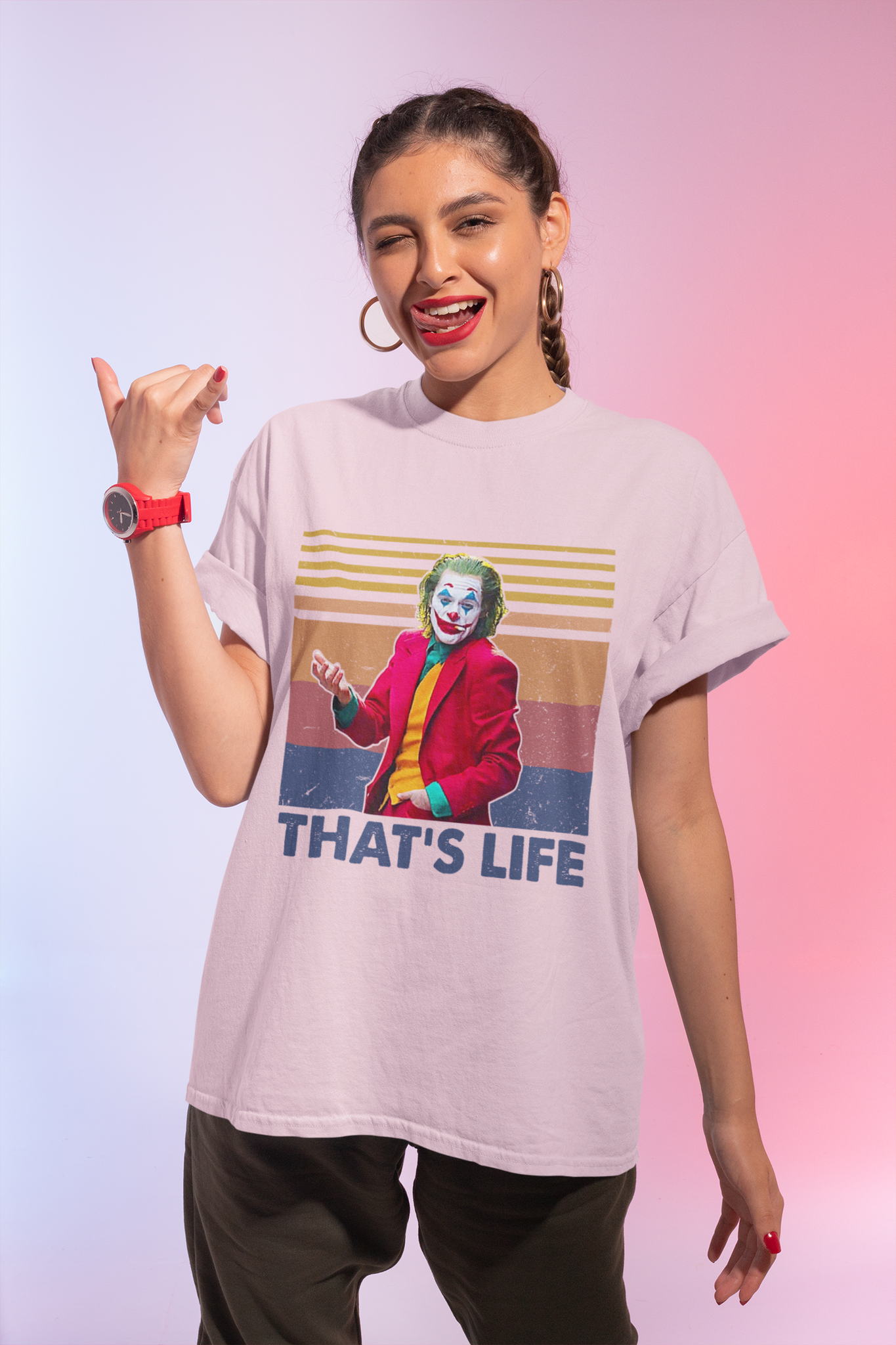 Joker Vintage Tshirt, Joker The Comedian T Shirt, Thats Life T Shirt, Halloween Gifts