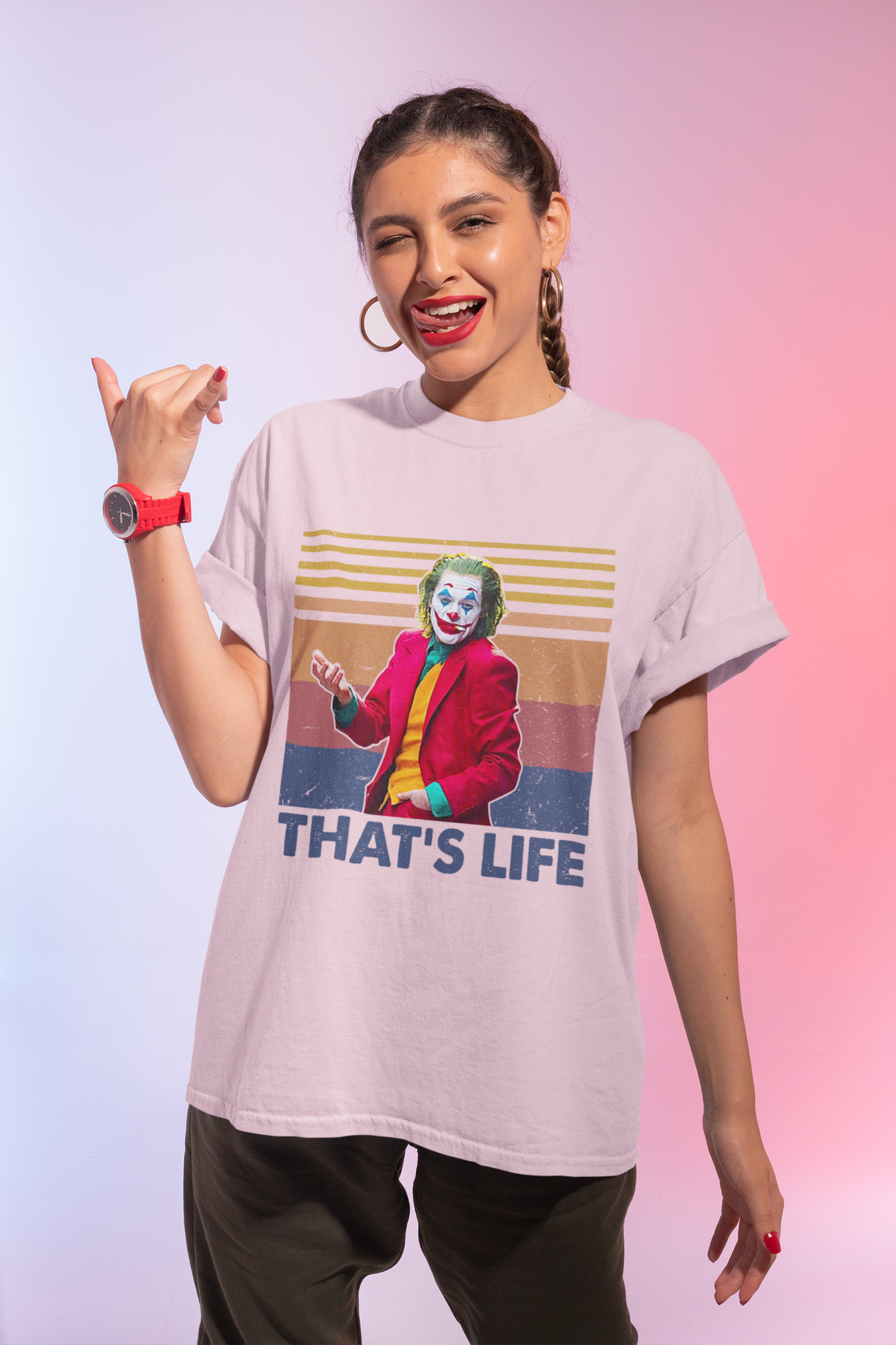 Joker Vintage Tshirt, Joker The Comedian T Shirt, Thats Life Shirt, Halloween Gifts