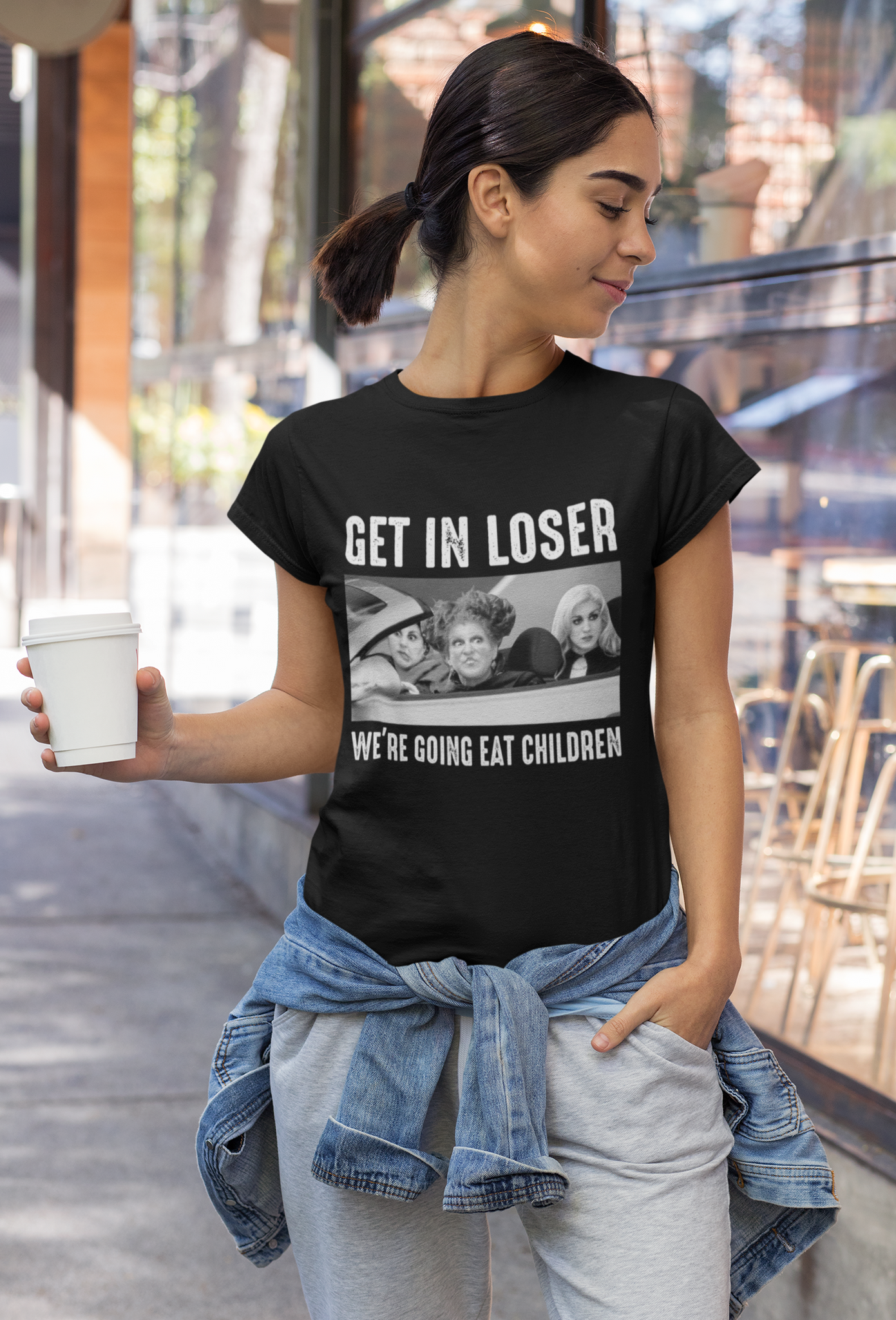 Hocus Pocus T Shirt, Get In Loser Were Going Eat Children Shirt, Winifred Sarah Mary Tshirt, Halloween Gifts