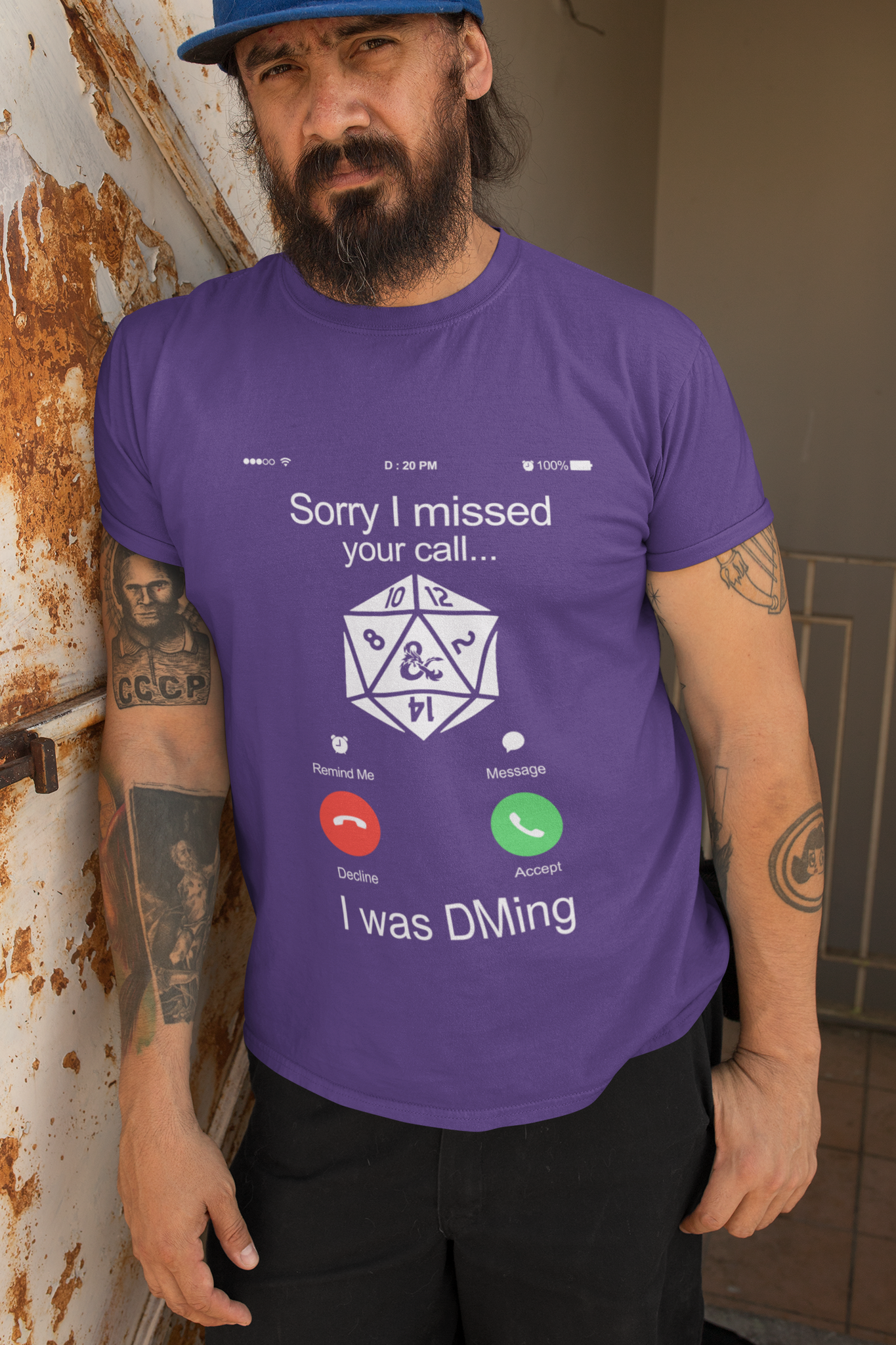 Dungeon And Dragon T Shirt, RPG Dice Games Tshirt, Sorry I Missed Your Call I Was DMing DND T Shirt