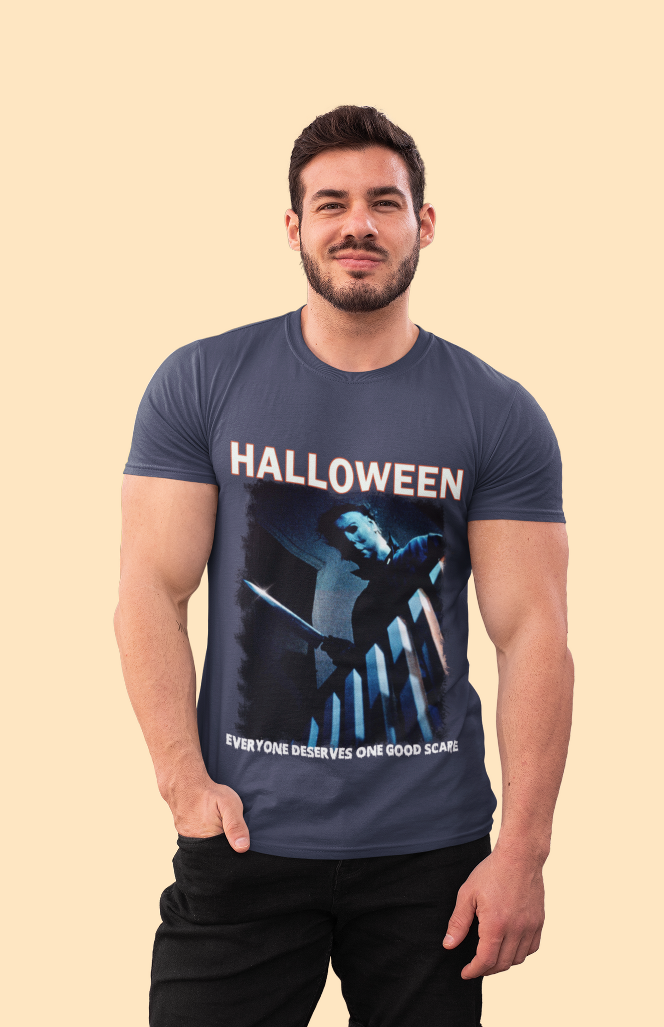 Halloween T Shirt, Michael Myers Tshirt, Everyone Deserves One Good Scare Shirt, Halloween Gifts