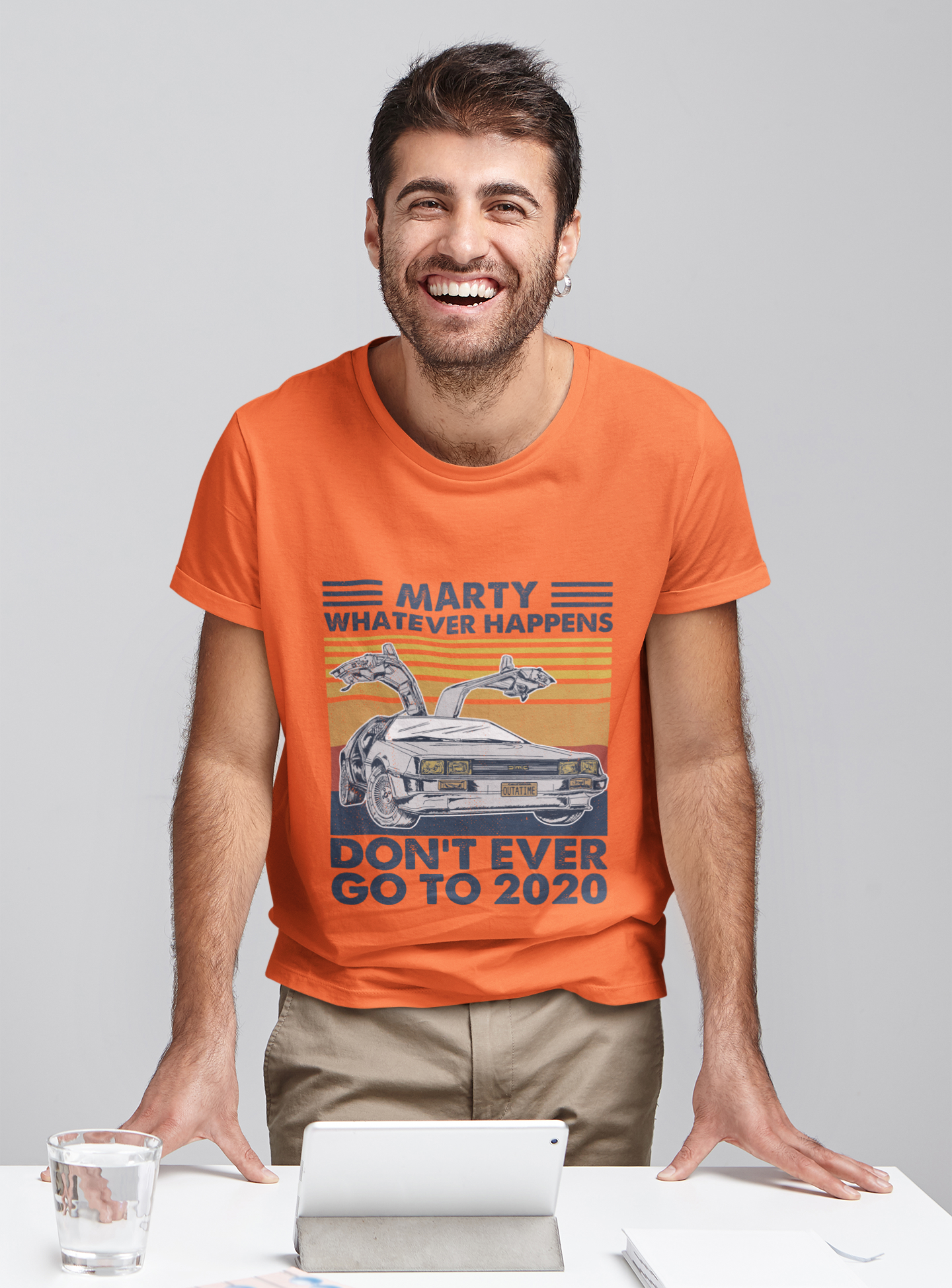 Back To The Future T Shirt, Delorean Time Machine T shirt, Marty Dont Ever Go To 2020 Tshirt