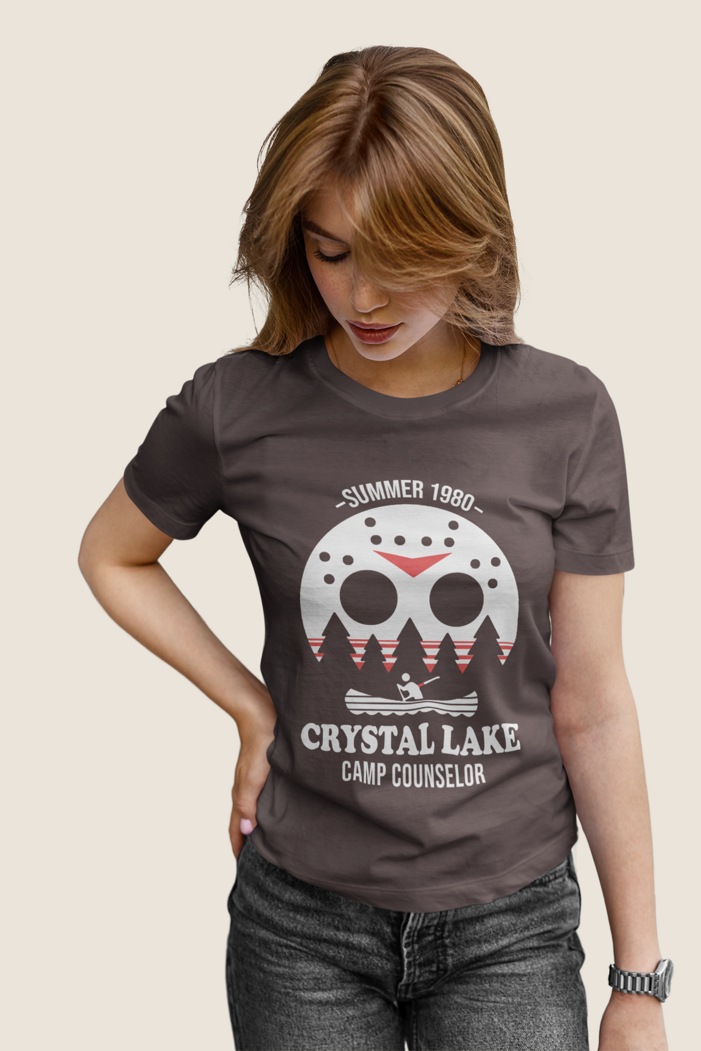 Friday 13th T Shirt, Summer 1980 Crystal Lak Camp Counselor Tshirt, Jason Voorhees T Shirt, Halloween Gifts