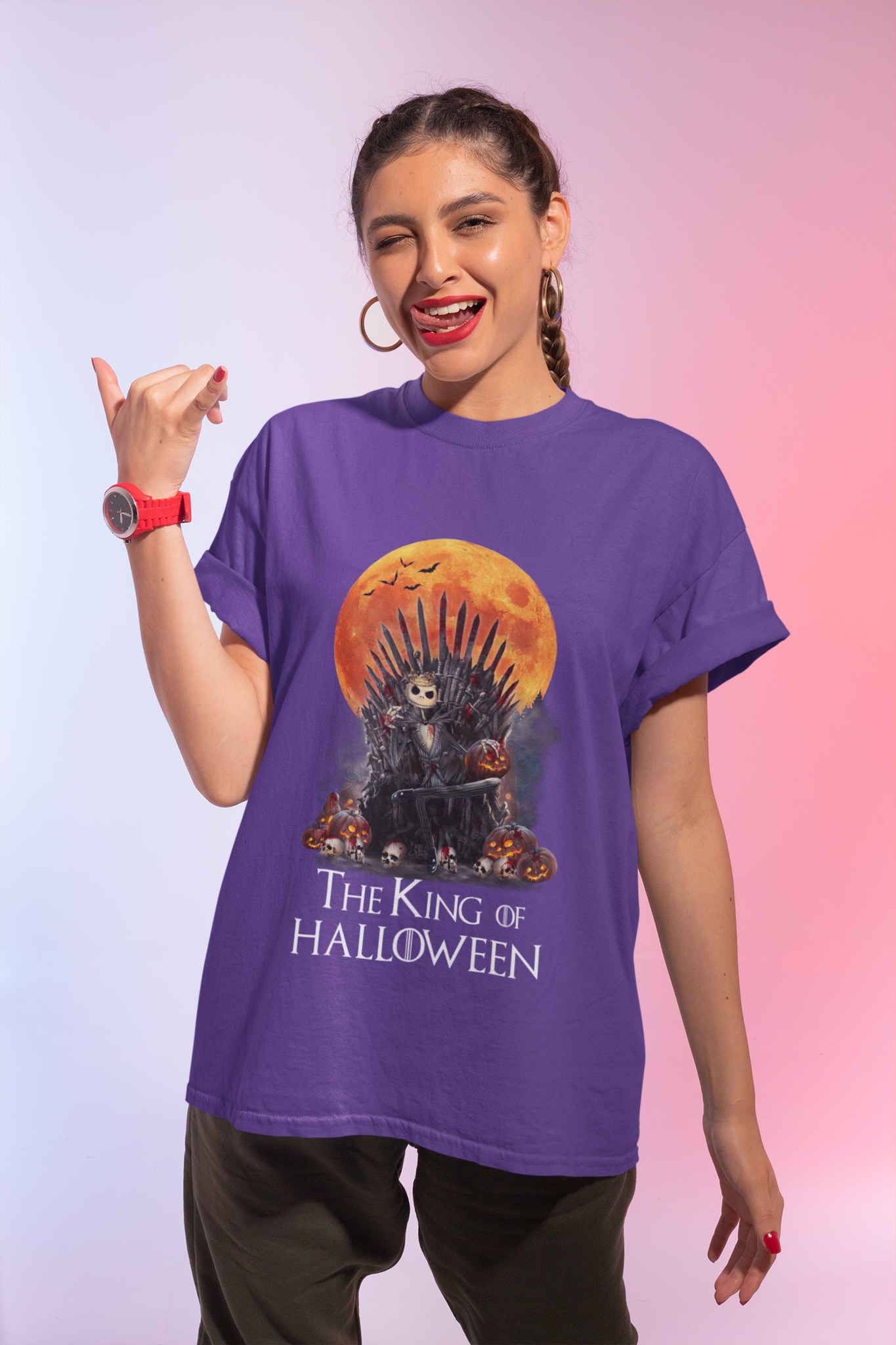 Nightmare Before Christmas T Shirt, The King Of Halloween Tshirt, Jack Skellington T Shirt, Halloween Gifts