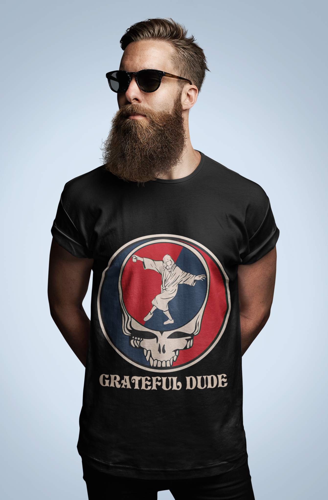 The Big Lebowski T Shirt, Skull Grateful Dude Tshirt, The Dude T Shirt