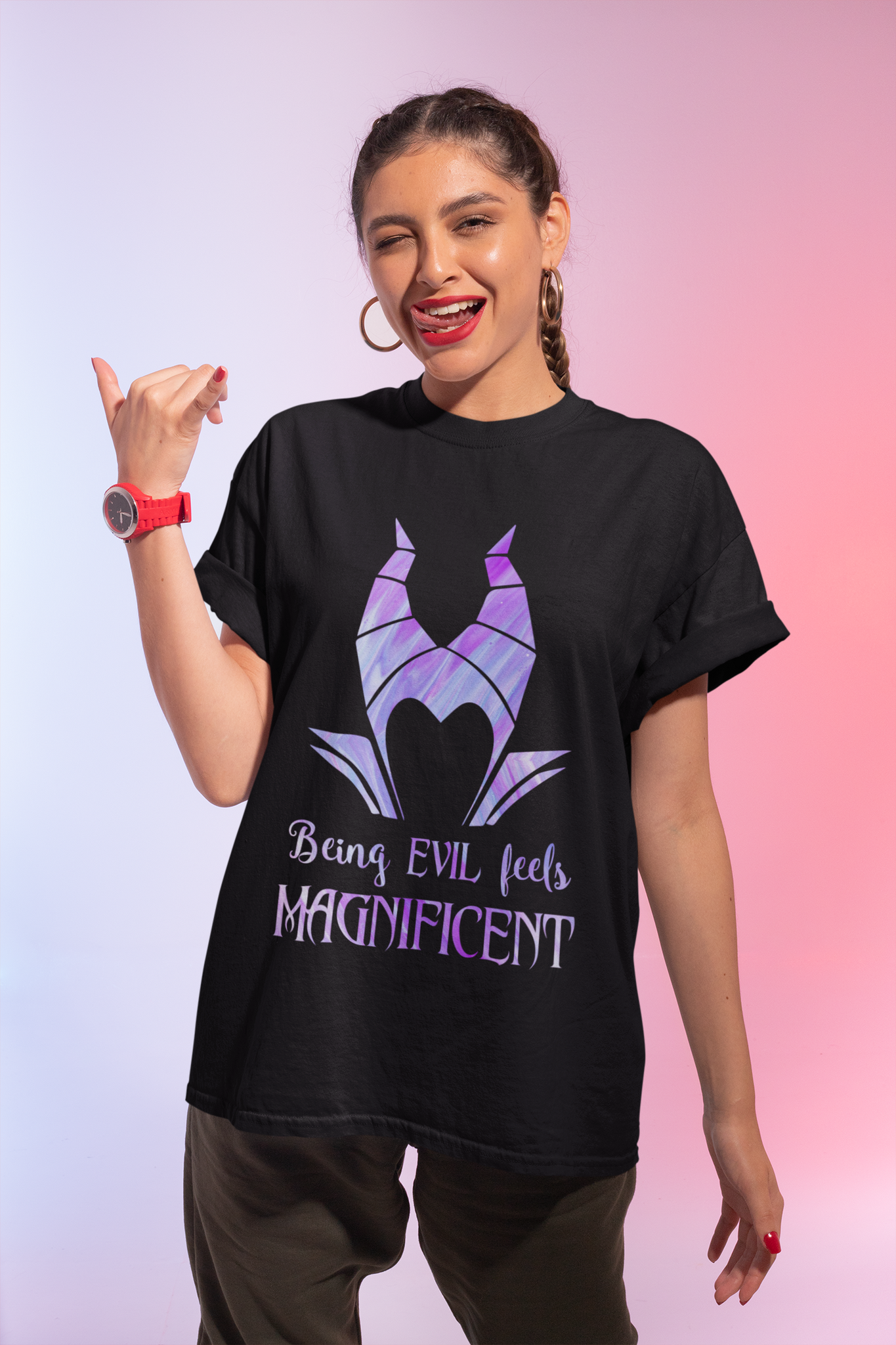 Disney Maleficent T Shirt, Being Evil Feels Magnificent Tshirt, Disney Villains Shirt